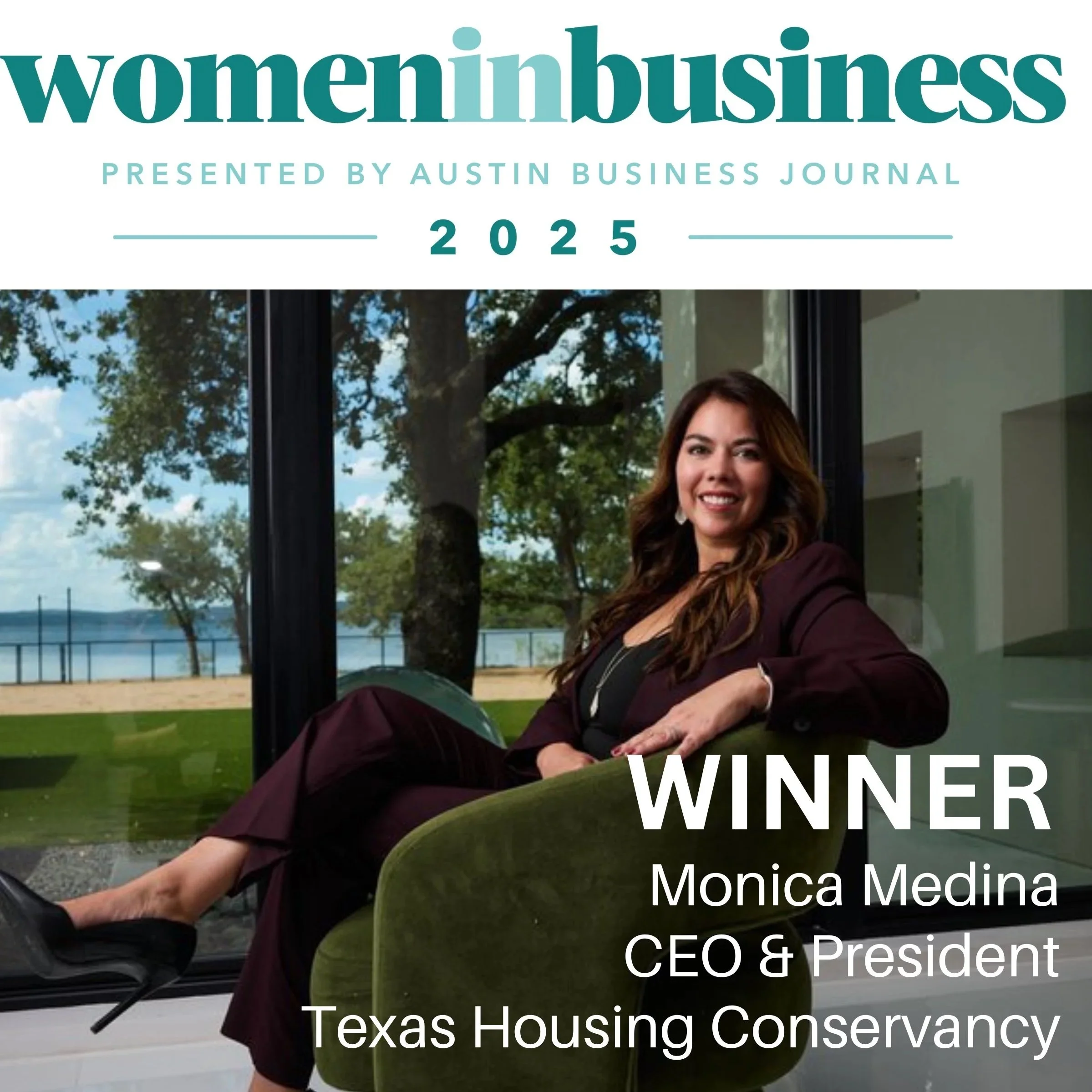 Texas Housing Conservancy CEO & President Monica Medina wins 2025 ABJ Women in Business Award