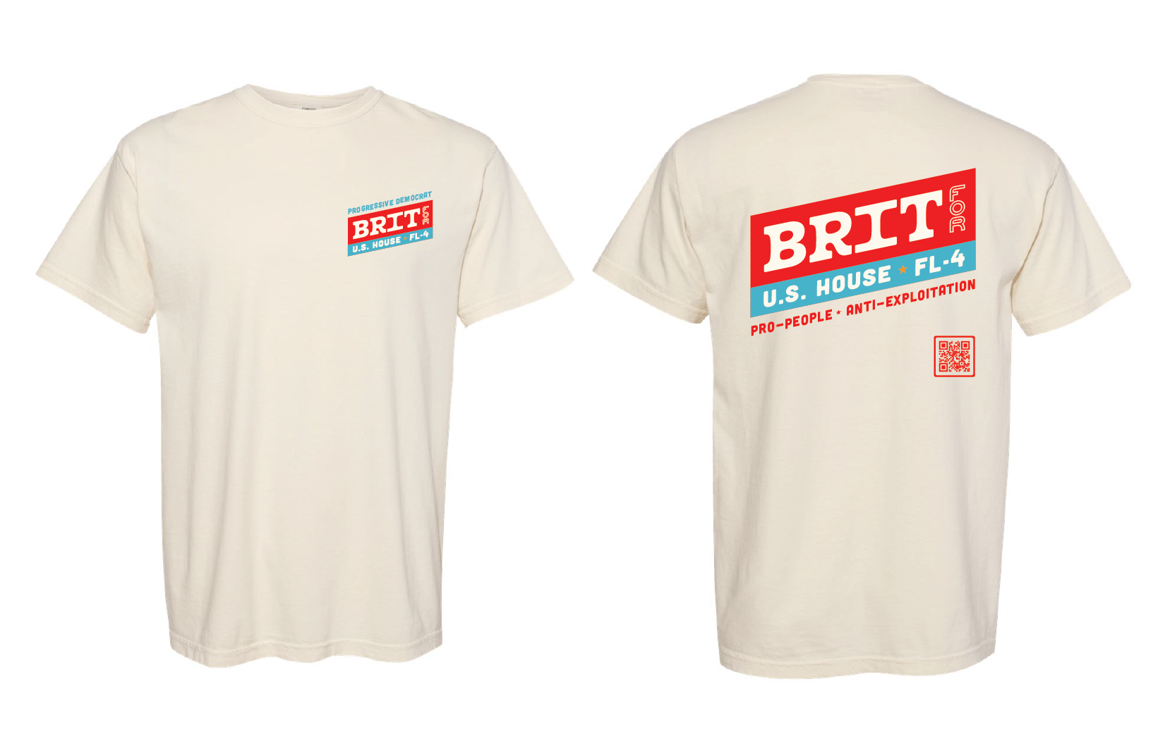 CAMPAIGN T-Shirt: Cream