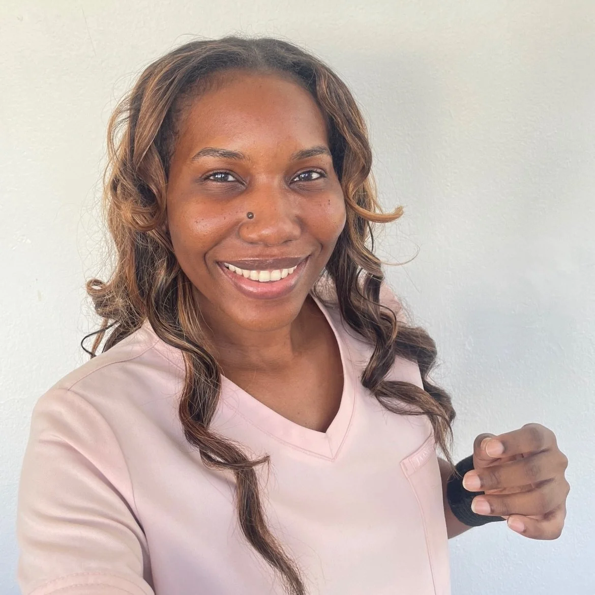 Grateful for another beautiful day of serving my clients 🫶🏾🖤