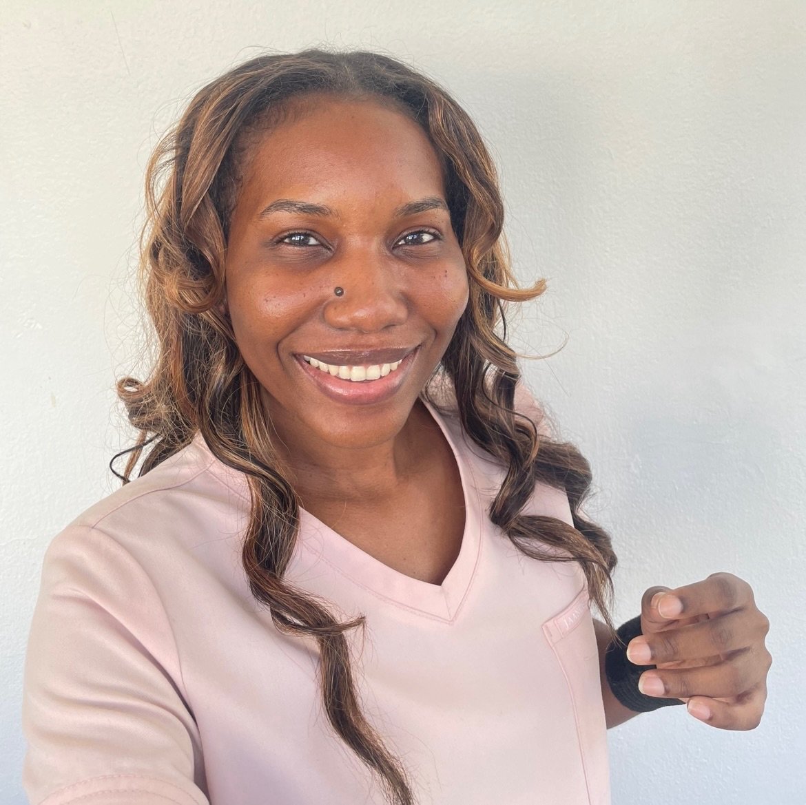 Grateful for another beautiful day of serving my clients 🫶🏾🖤