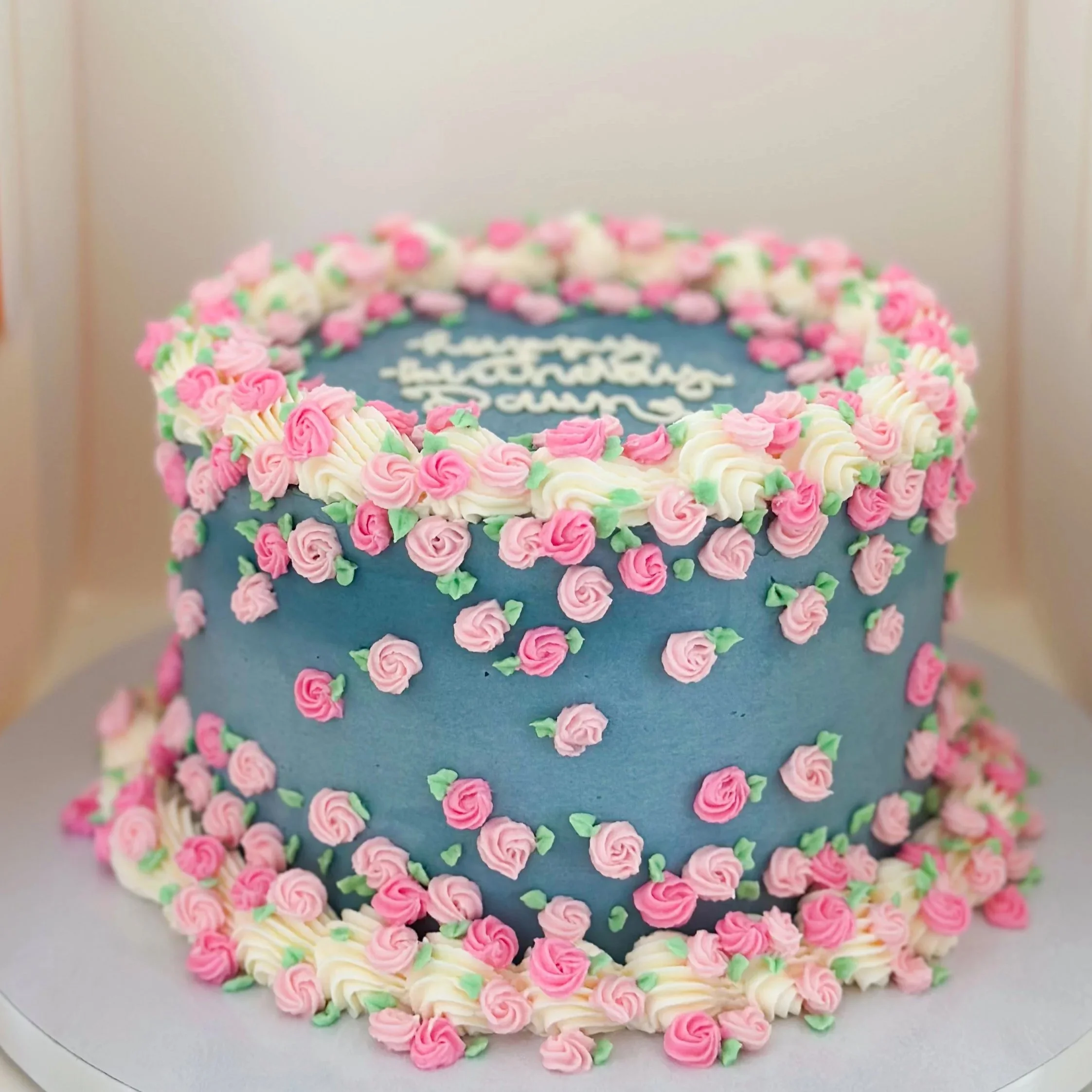 chocolate & raspberry birthday cake