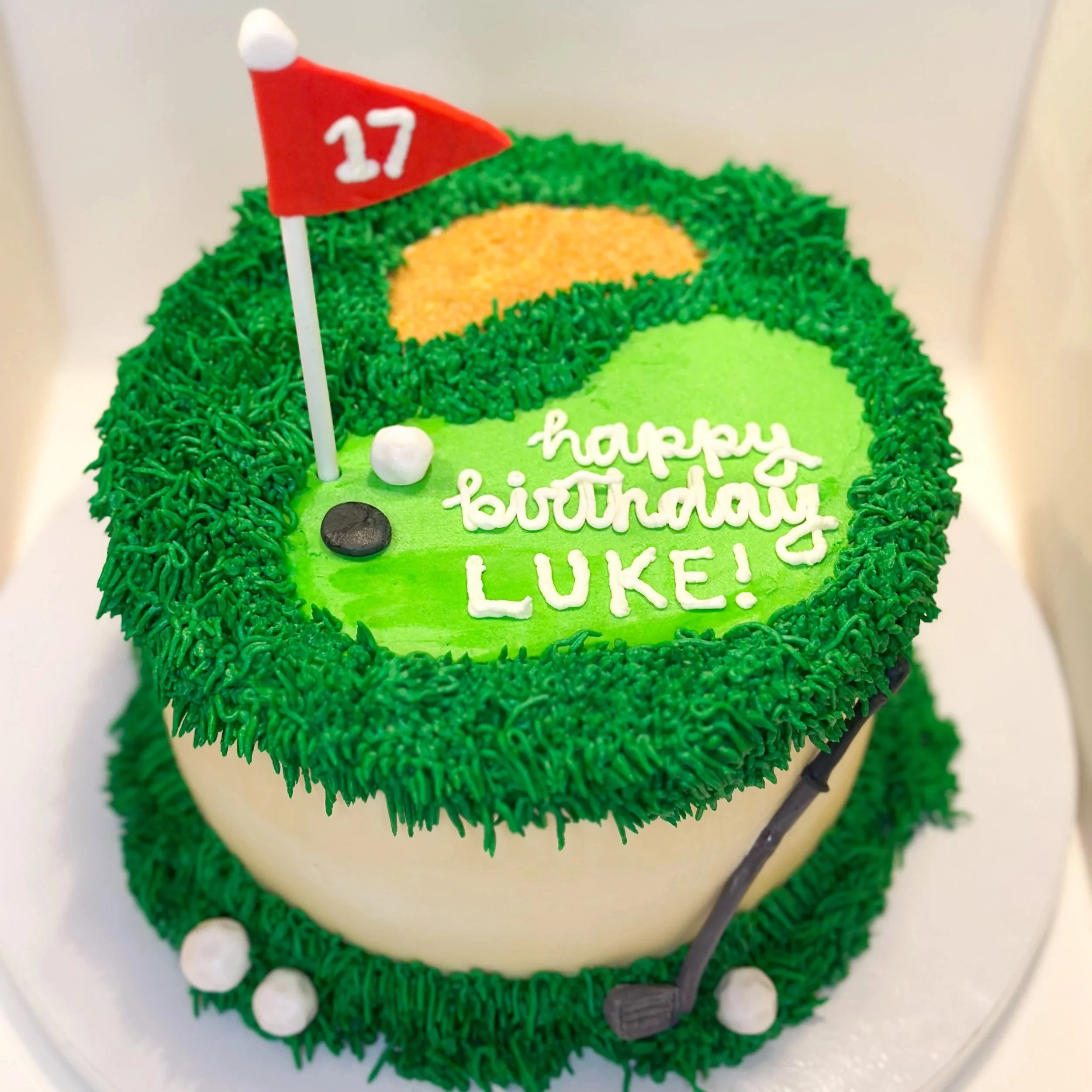 golf birthday cake
