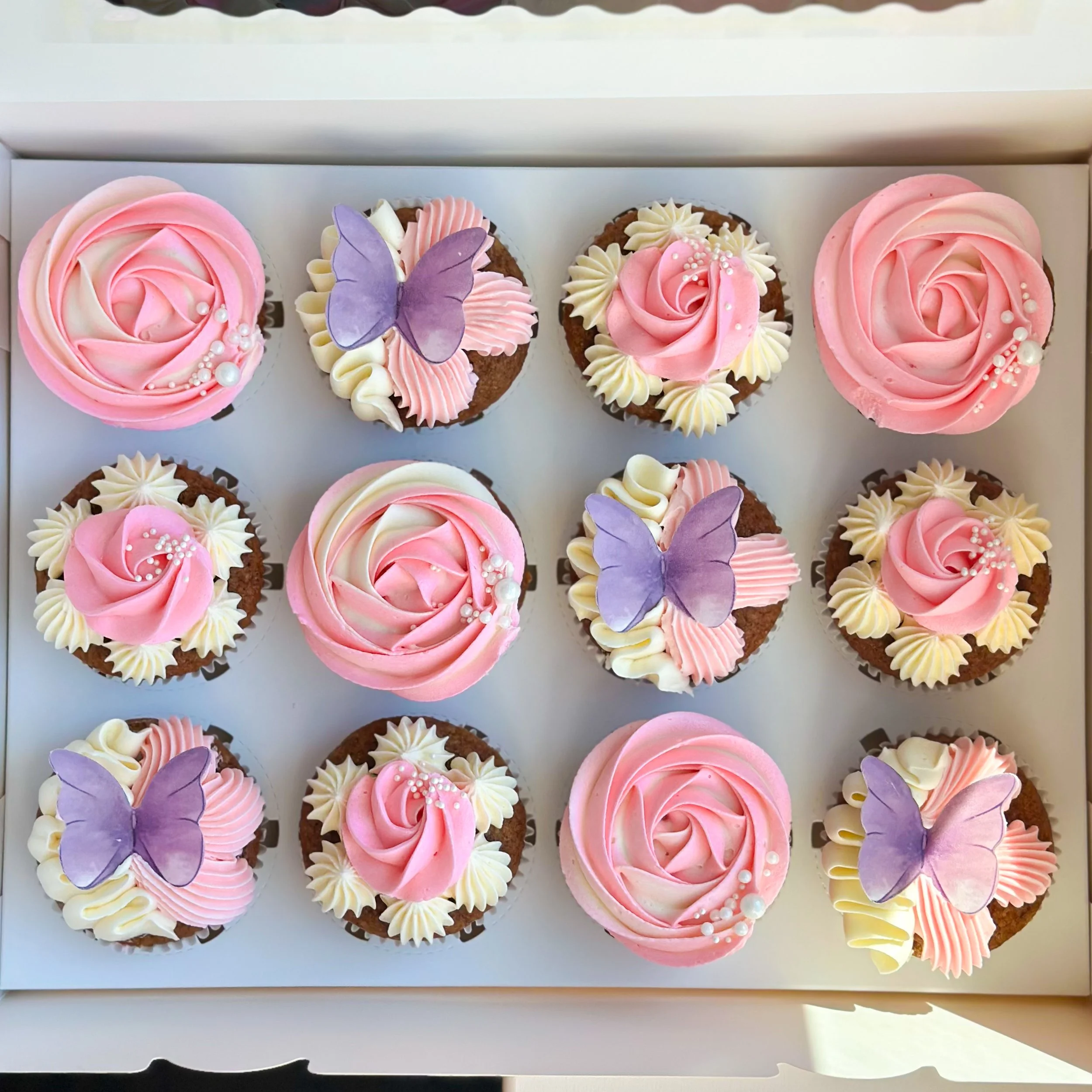 butterfly birthday cupcakes