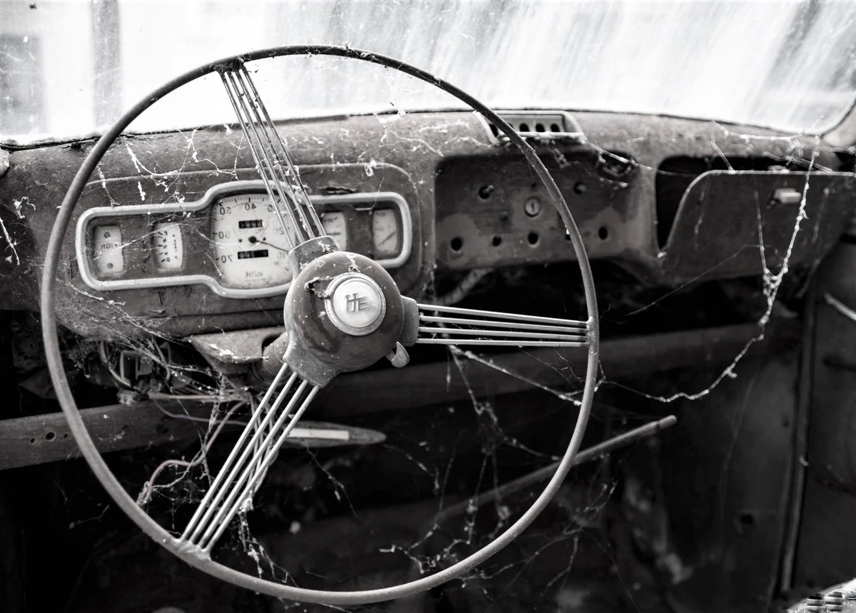Old Car Interior