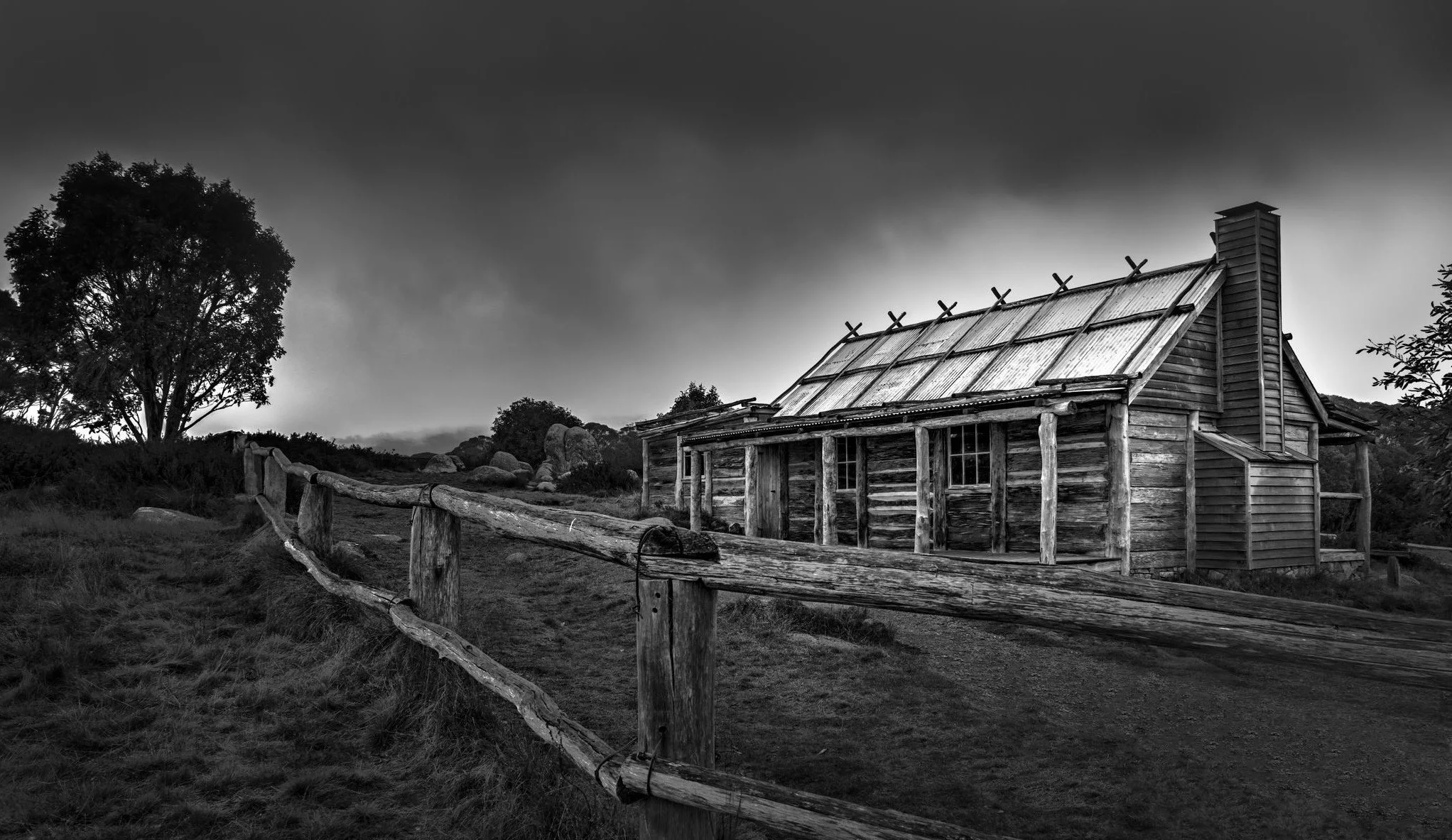 Monochrome Craig's Hut