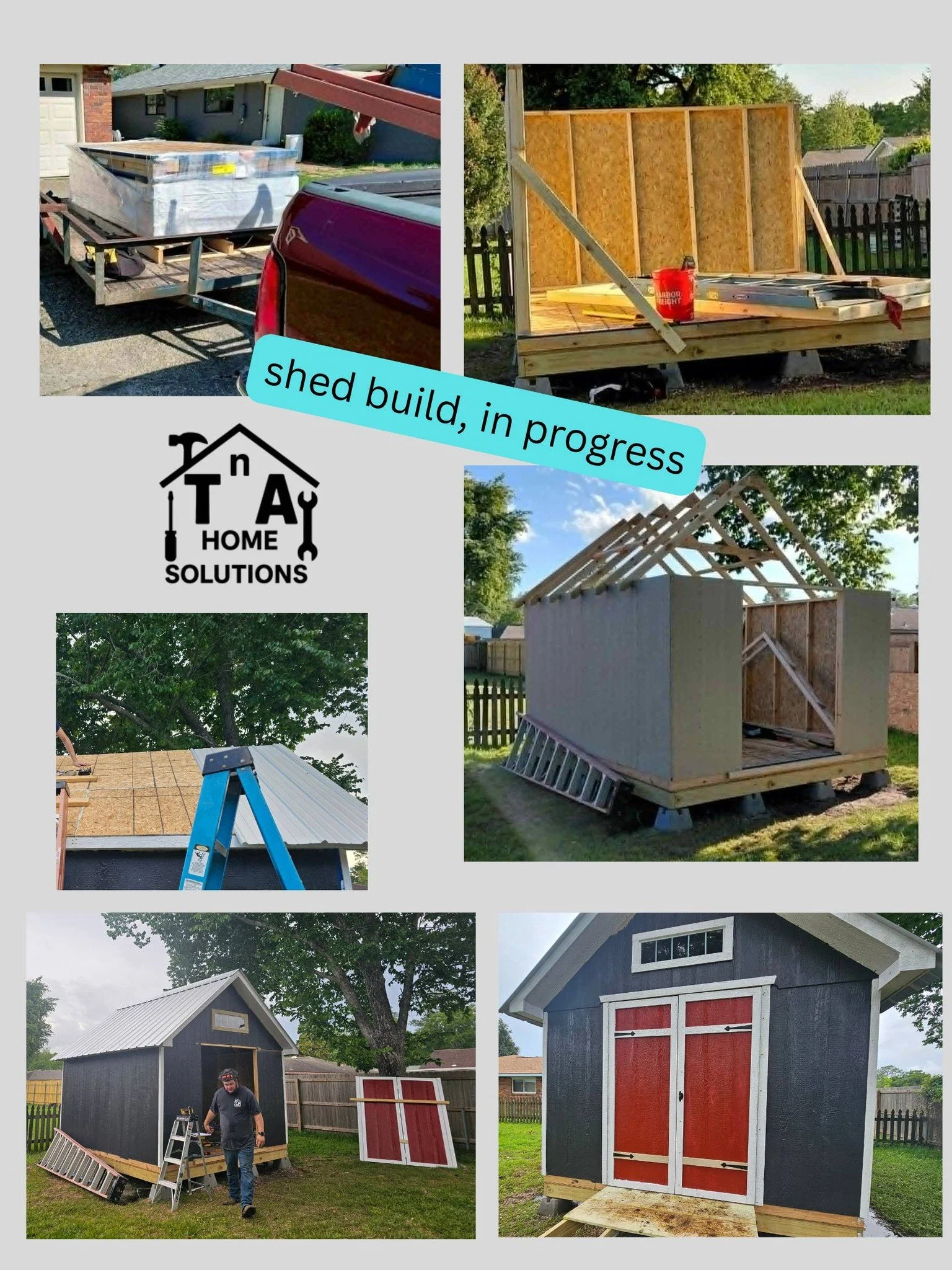 Shed Build in-progress