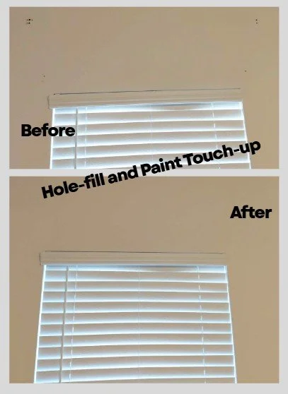 Hole-fill and paint touch-up in Slidell, LA