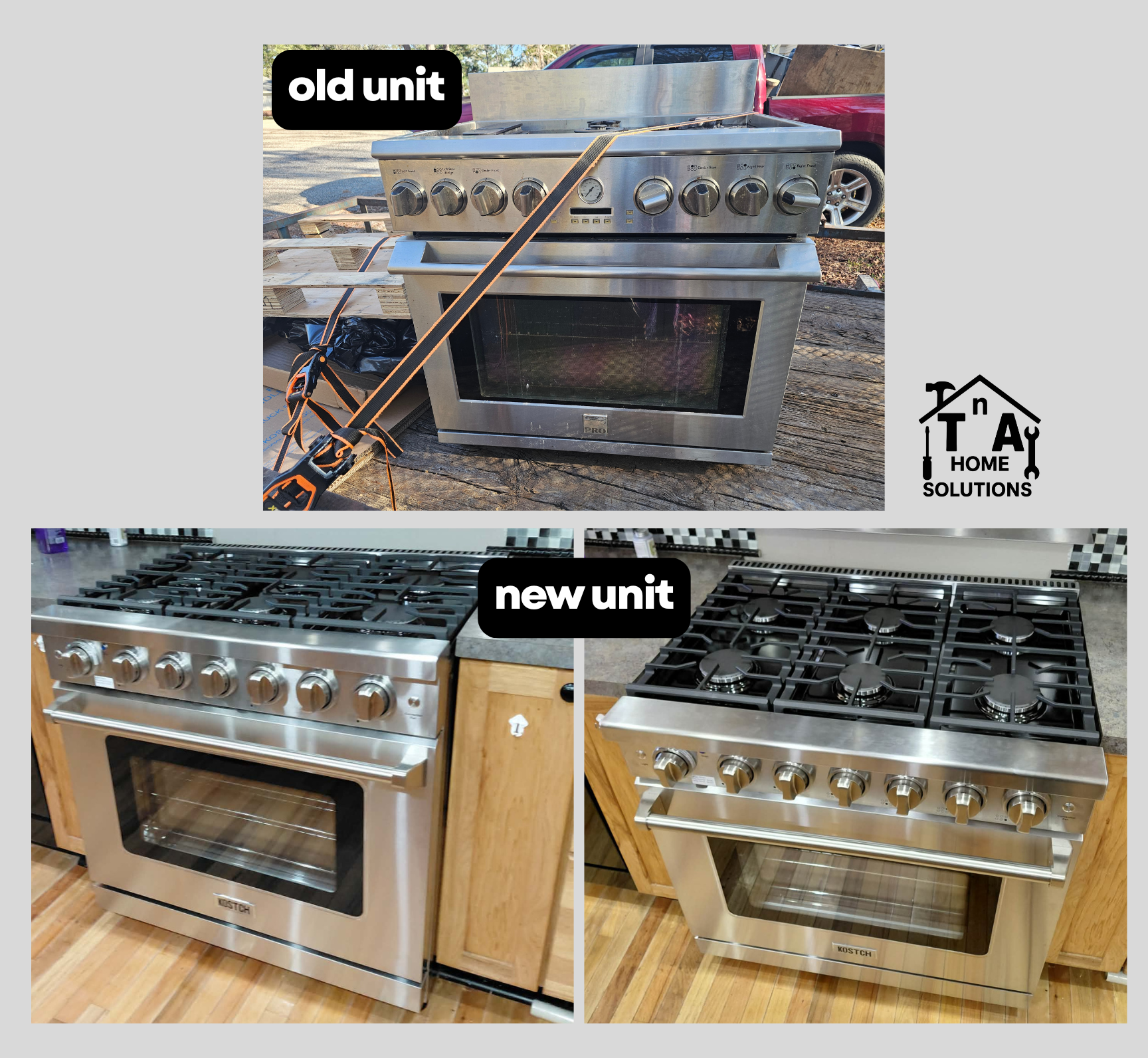 Appliance installation and haul off in Pearl River, LA