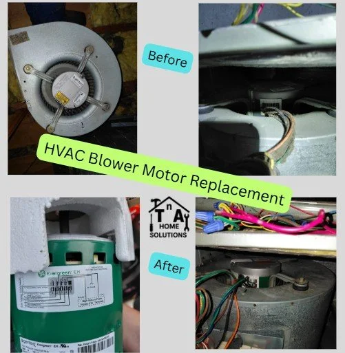 blower motor replacement, HVAC