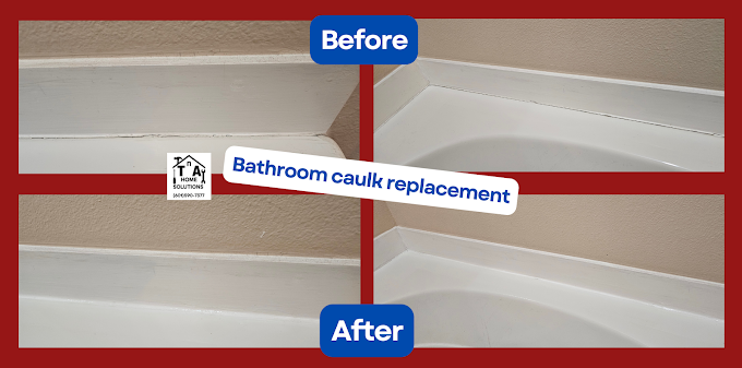 bathroom caulk replacement
