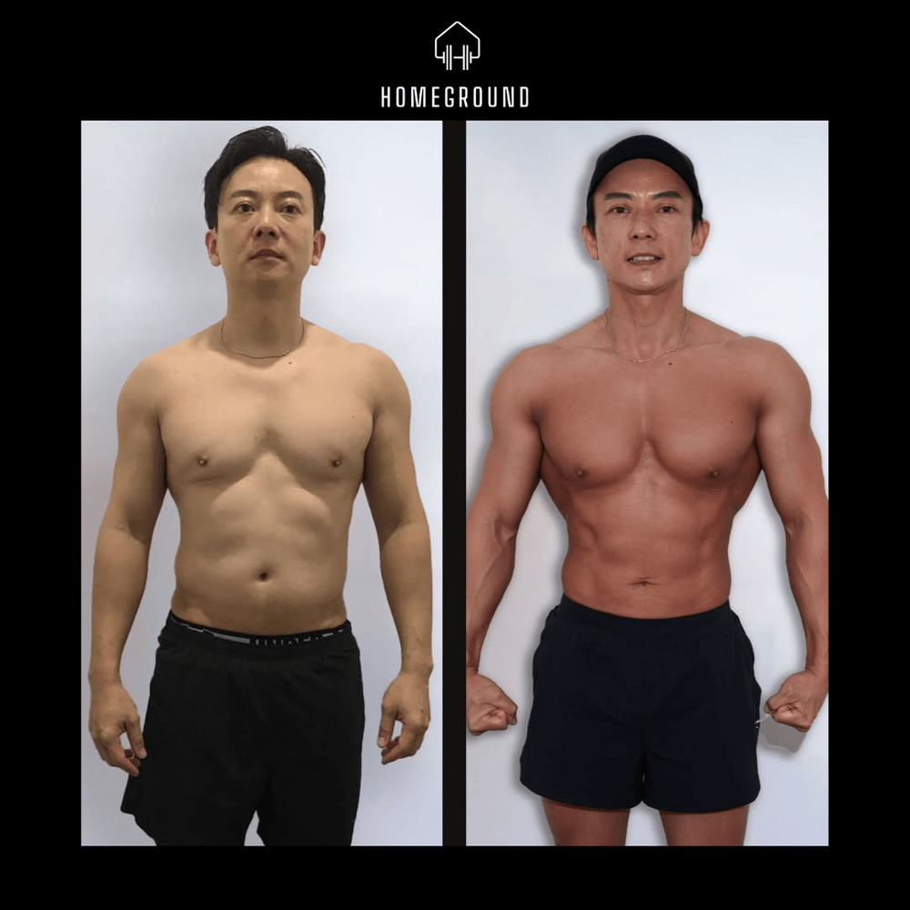 Homeground Gym fat loss result
