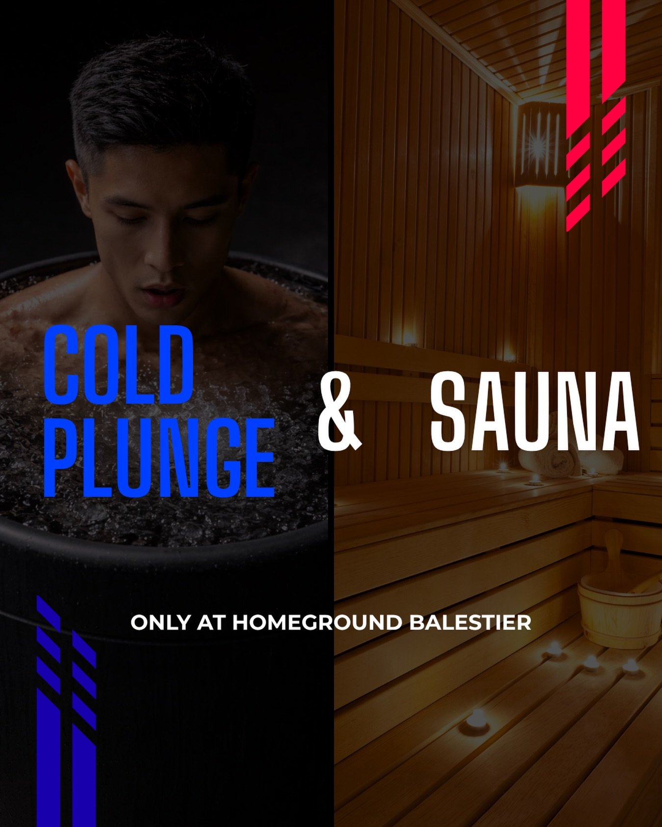 Most people train hard. Fewer recover properly.

Your body doesn&rsquo;t adapt during the workout - it adapts after, when you give it the right conditions to repair.

Benefits from a 30-min recovery session:

🧊Cold Plunge:
✅ Reduces soreness &amp; I