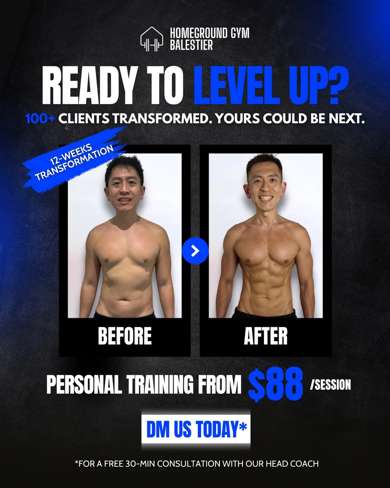 100+ transformations and counting. This is one of them.

A coach. A plan built around you.

At Homeground, coaching isn&rsquo;t an extra. It&rsquo;s the foundation.

We don&rsquo;t do random workouts or generic programmes. We build training around yo
