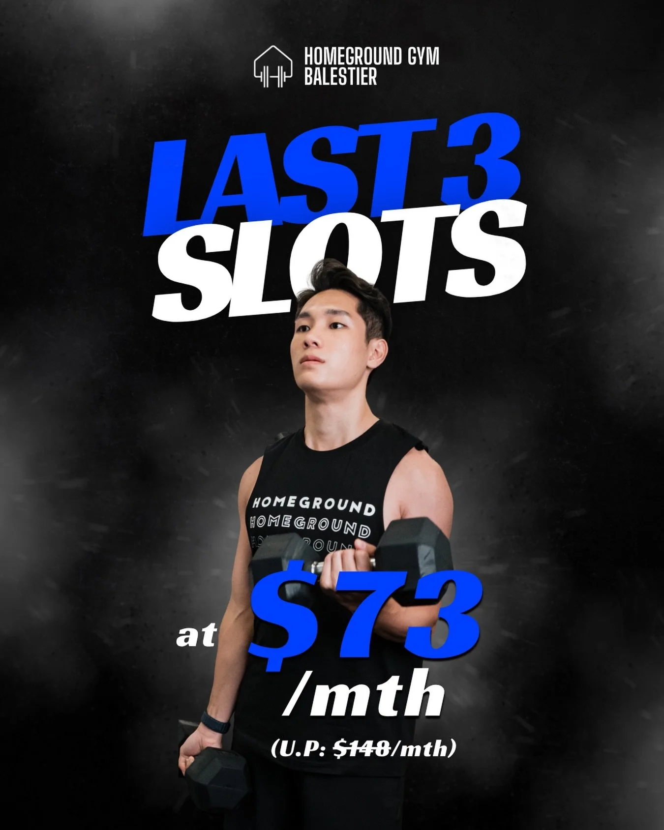97 members and counting. 🔥

We&rsquo;re just 3 members away from hitting our first 100 at Homeground Gym Balestier.

We&rsquo;re closing up the LAST 3 slots at our exclusive launch rate of $73/month.

After these 3 slots are gone, the price goes up.