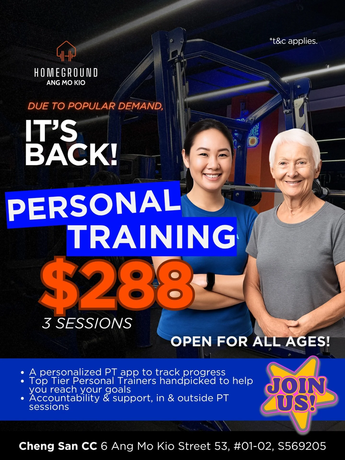 AMK (Cheng San CC) | Homeground Gym