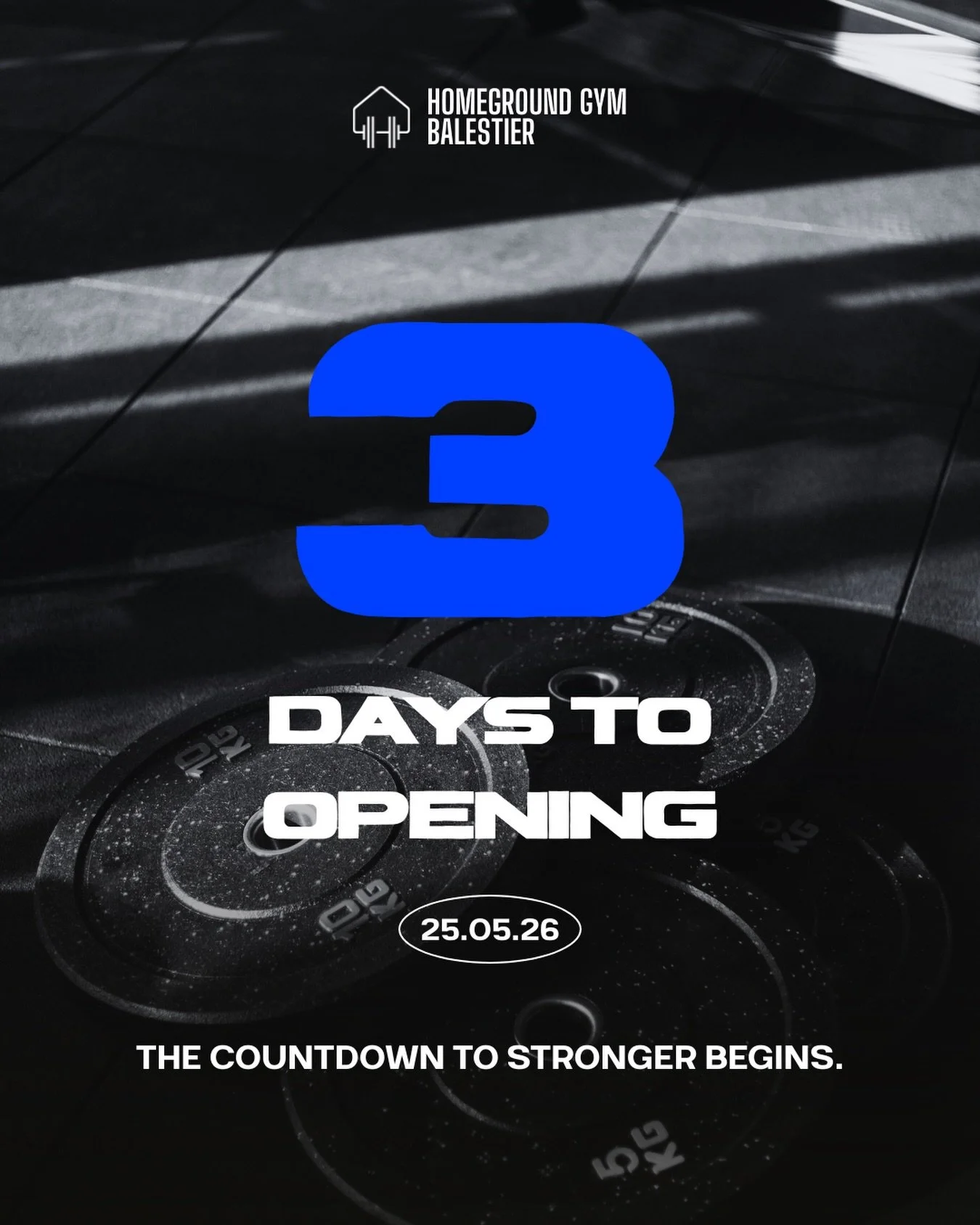 3 days to go. The countdown to stronger has officially begun 🔥.

This is your final call to lock in our pre-opening rates for gym membership, personal training, and recovery packages before prices go up.

Train 24/7. Get coached with purpose. Recove