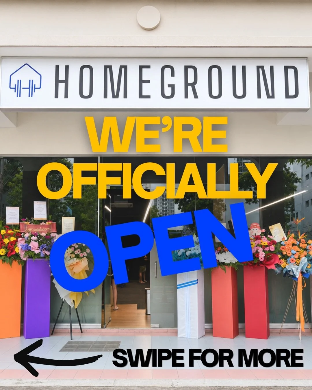 We&rsquo;re officially open on 25 May. 🔥

Welcome to Homeground Gym Balestier, a 24/7 space built for you to train, recover and repeat.

From gym memberships to coaching and recovery, we offer some of the most competitive rates in Balestier across a