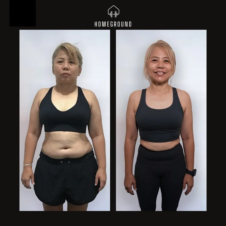 Sam personal training body transformation