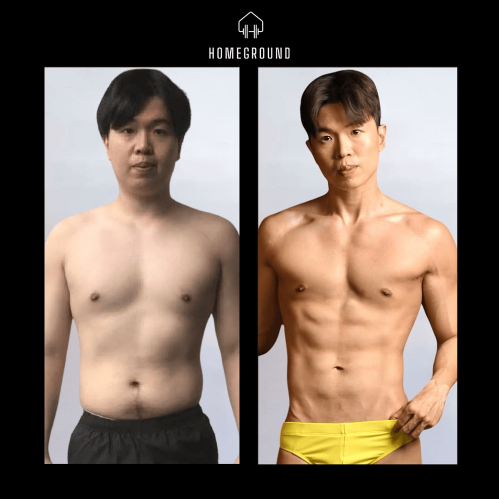 Fat loss and strength client result