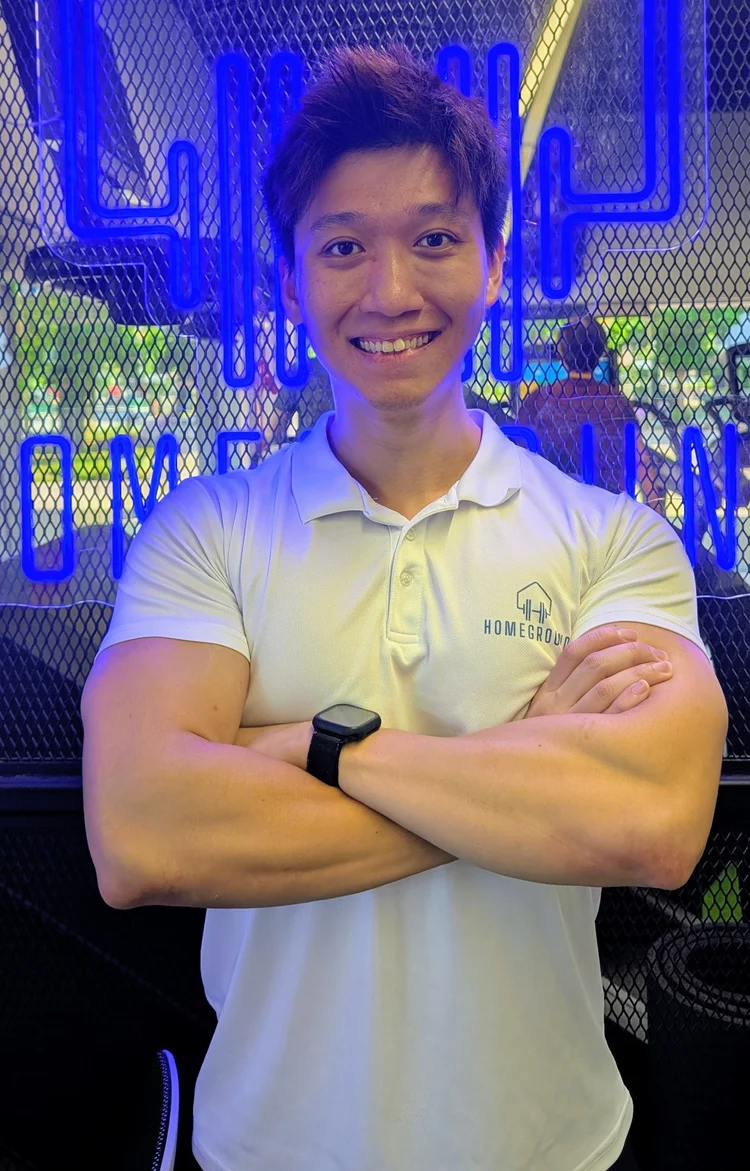 PT Eugene Ong coaching at Homeground Gym Clementi