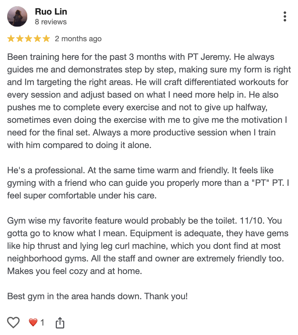 Homeground Gym senior strength training client story