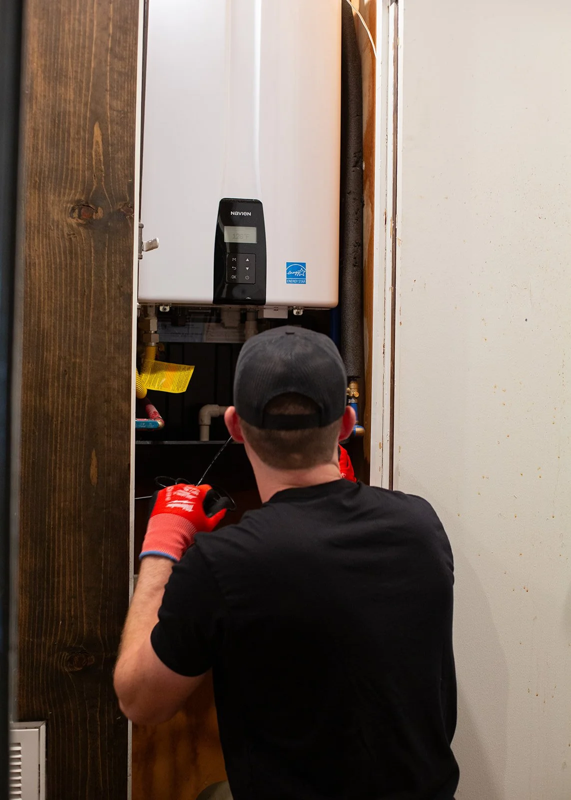 Logo for Champagne Plumbing Company with the initials CPC and the tagline 'Refined Service. Reliable Results.'