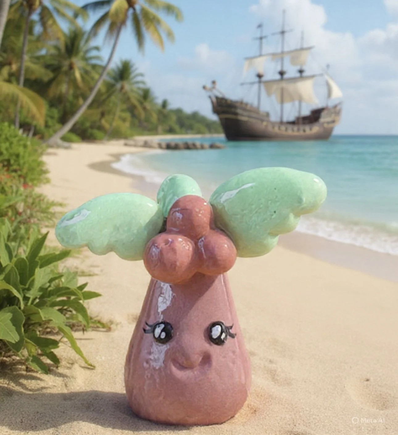 Palm Tree Desk Buddies (not a magnet)