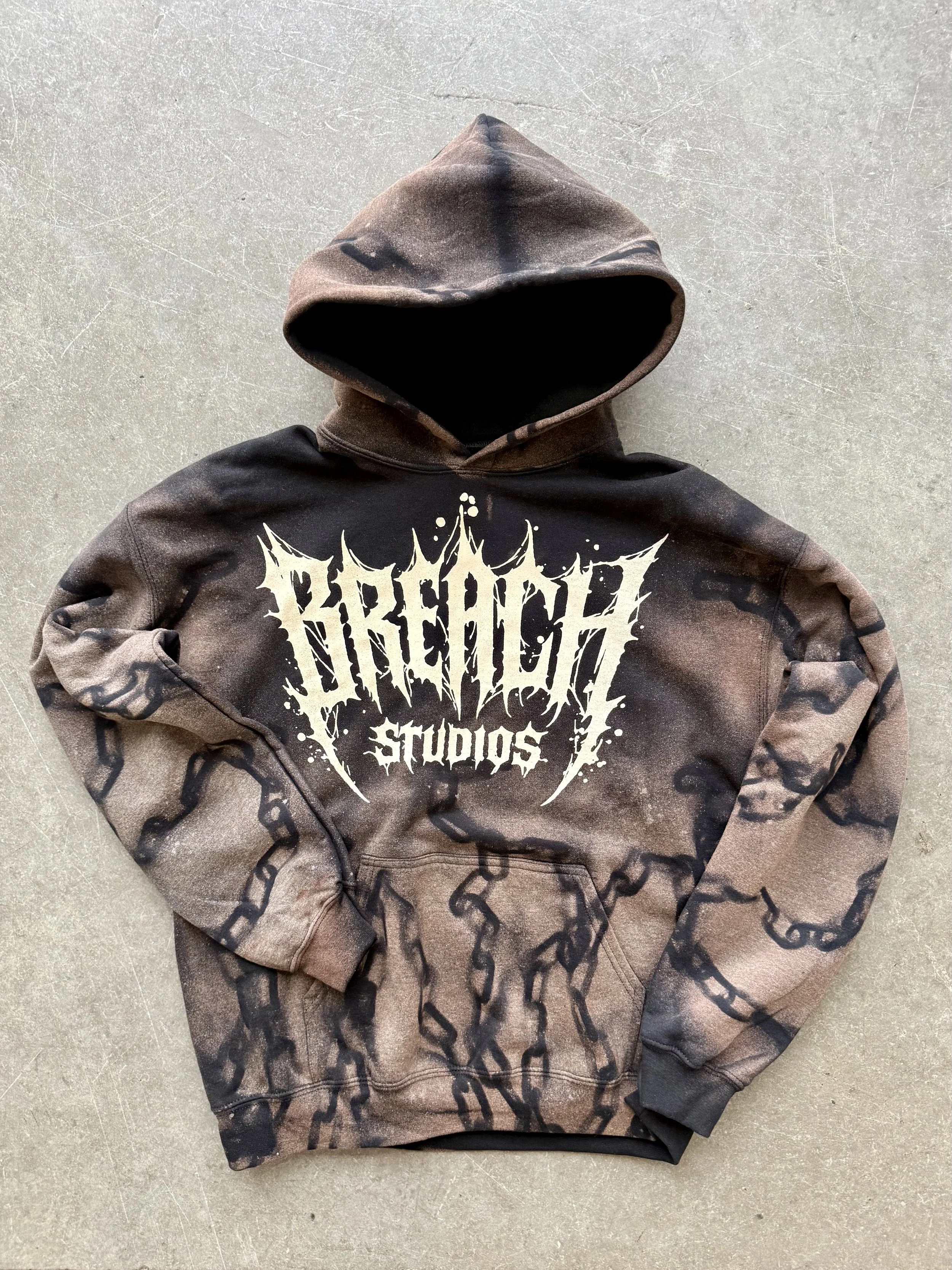 Breach Chain Black Hoodie