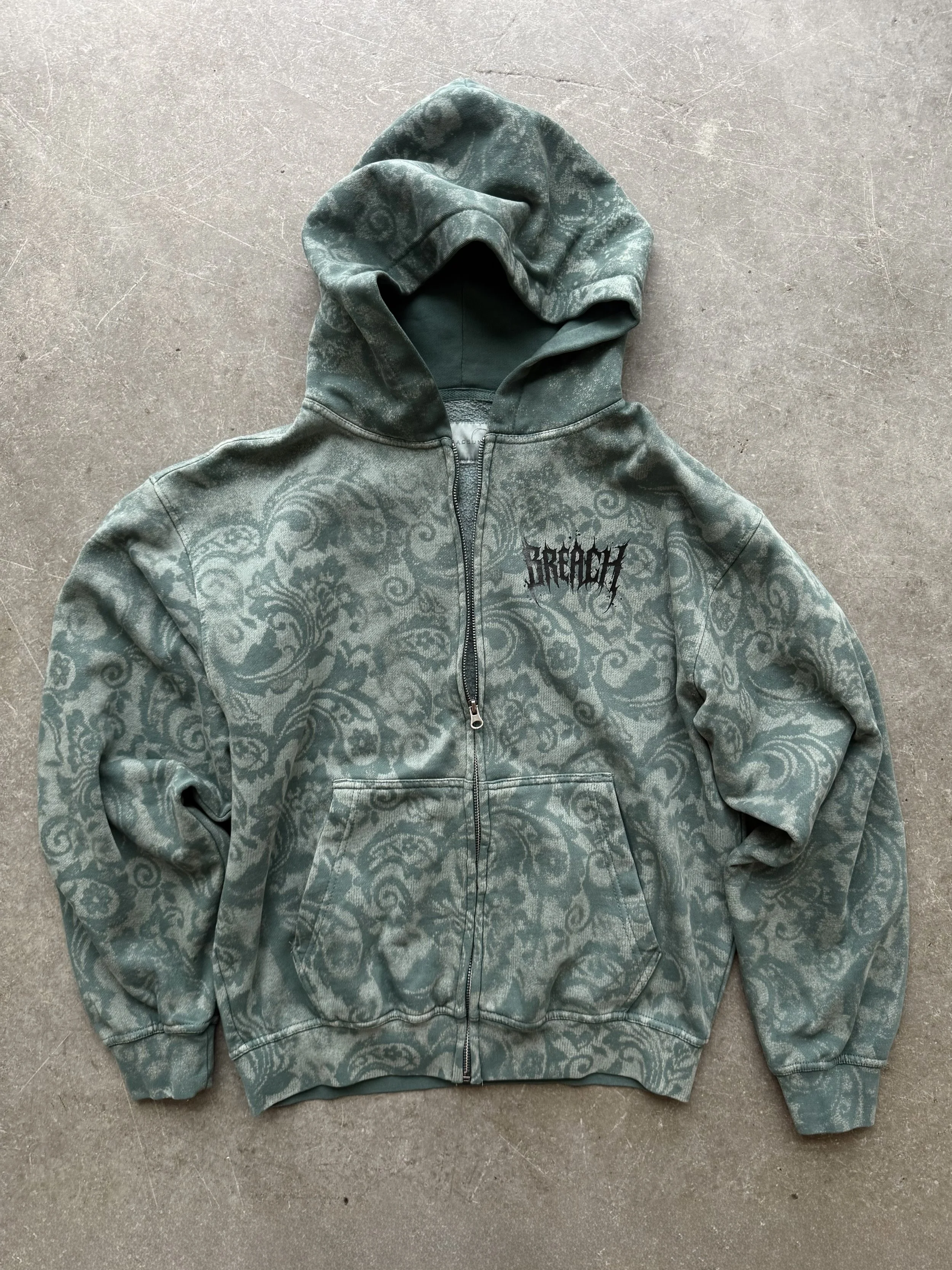 Breach Damask Zip Up
