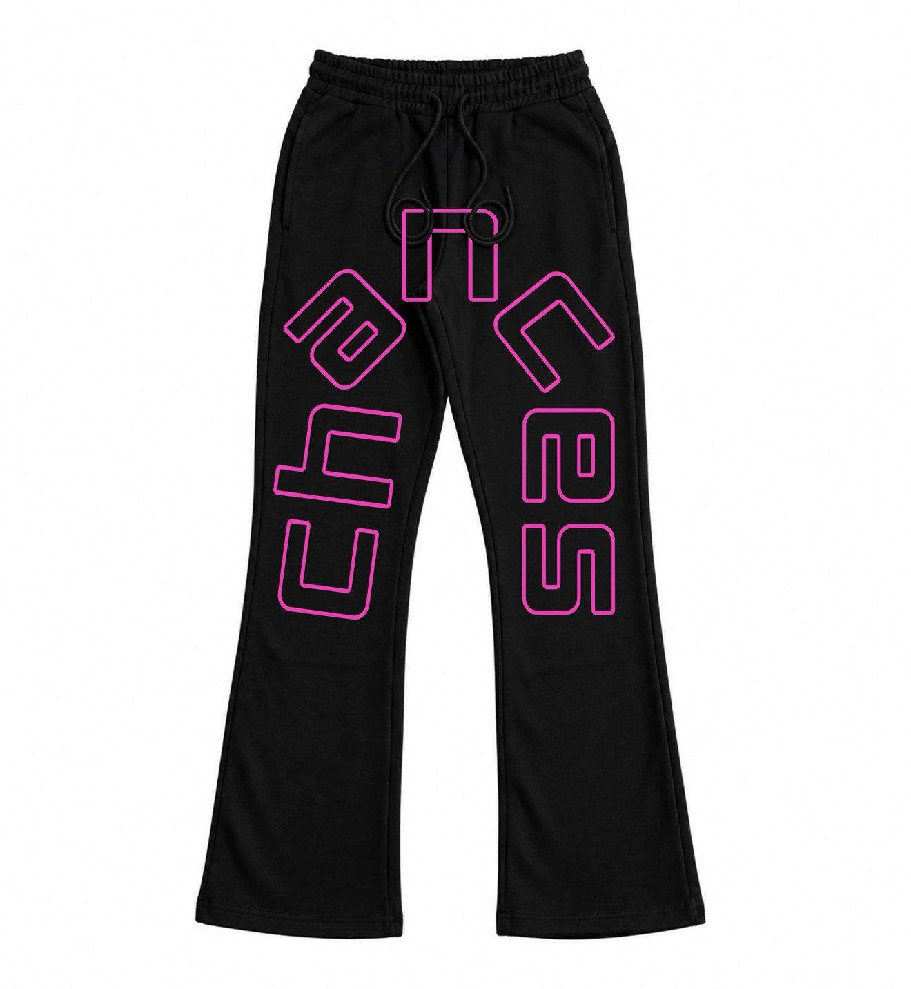 Breast Cancer Awareness Stacked Joggers- 2C