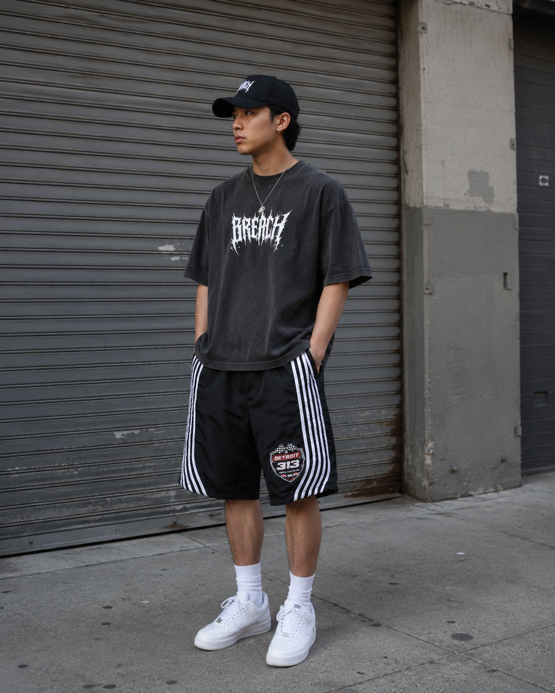 Detroit racing shorts