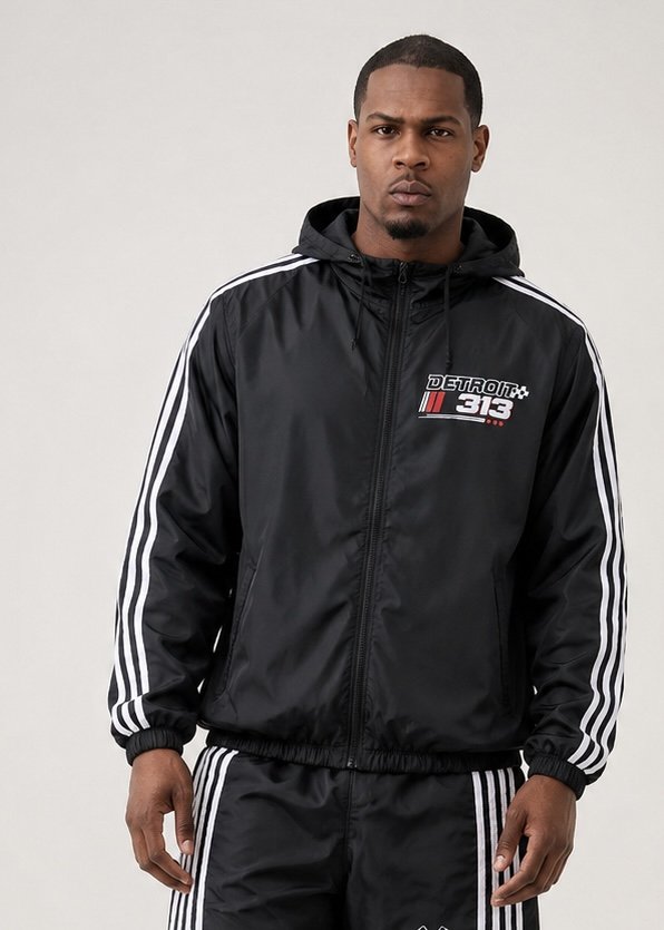 Detroit racing full zip