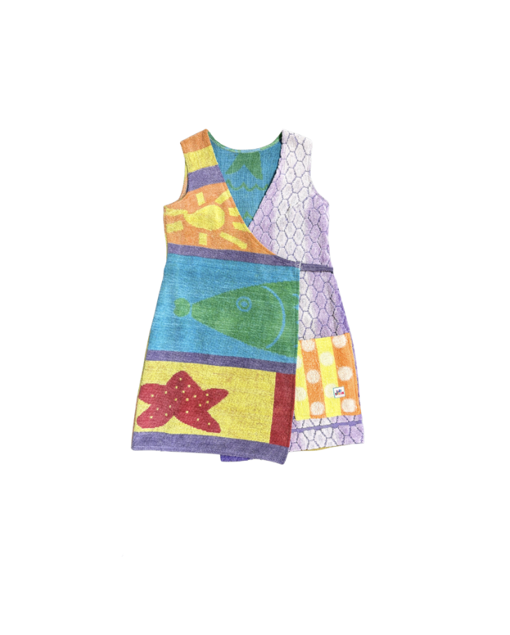 Salty Bay Wrap Towel Dress