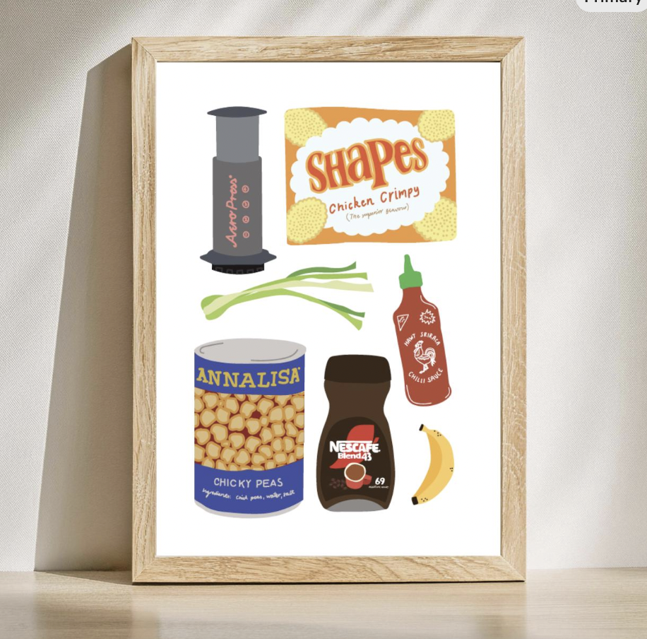 Aussie Food Pantry Digital Print
