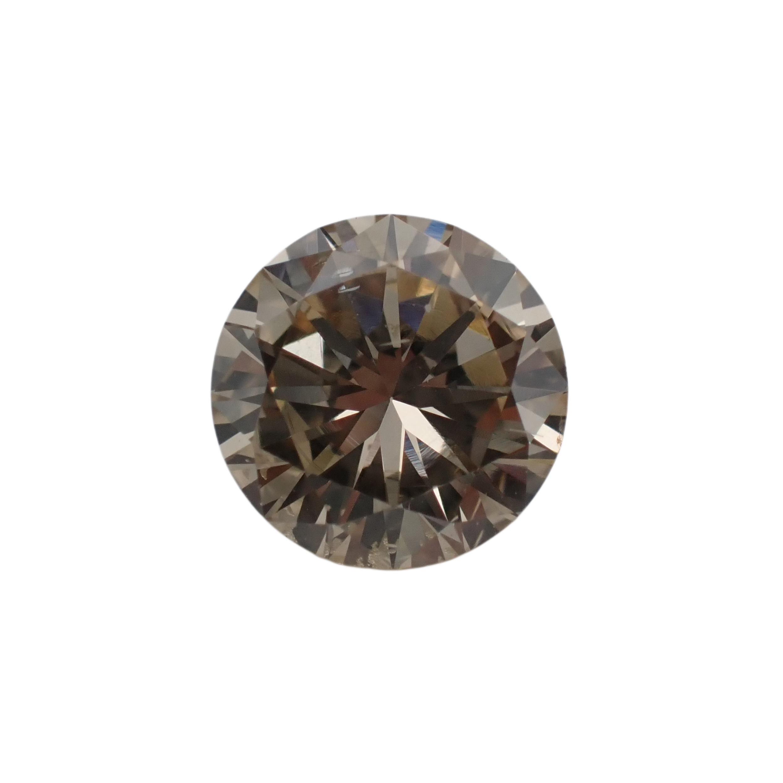 Recycled Diamond Champagne Round 0.66ct
