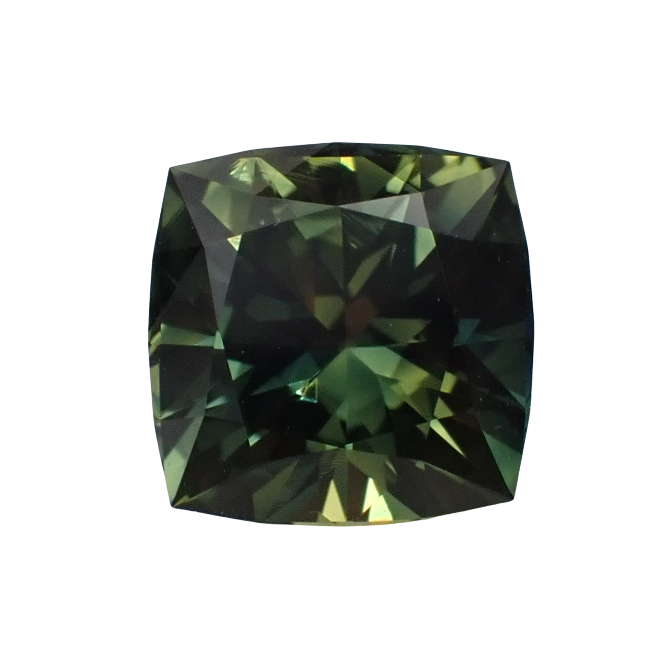 Sapphire Green Pillow Cushion 2.11ct