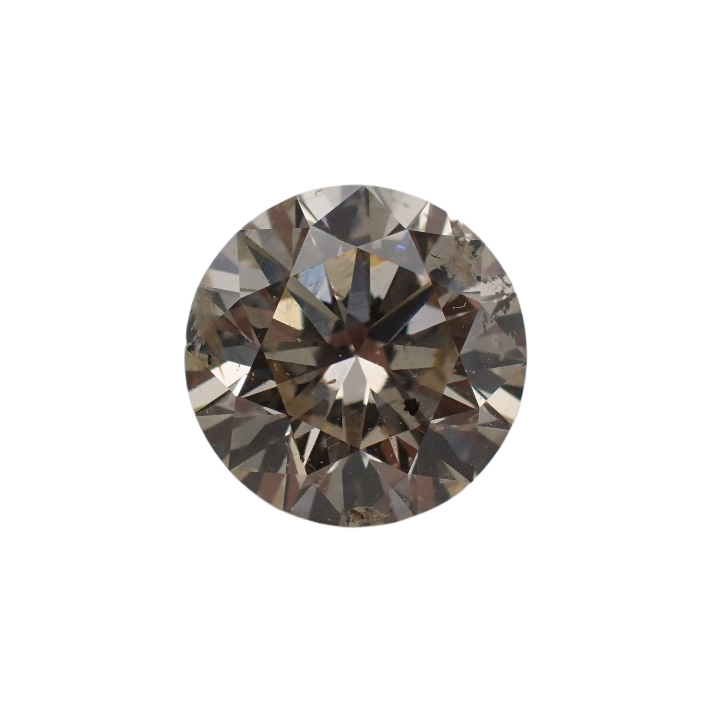 Recycled Diamond Champagne Round 0.80ct