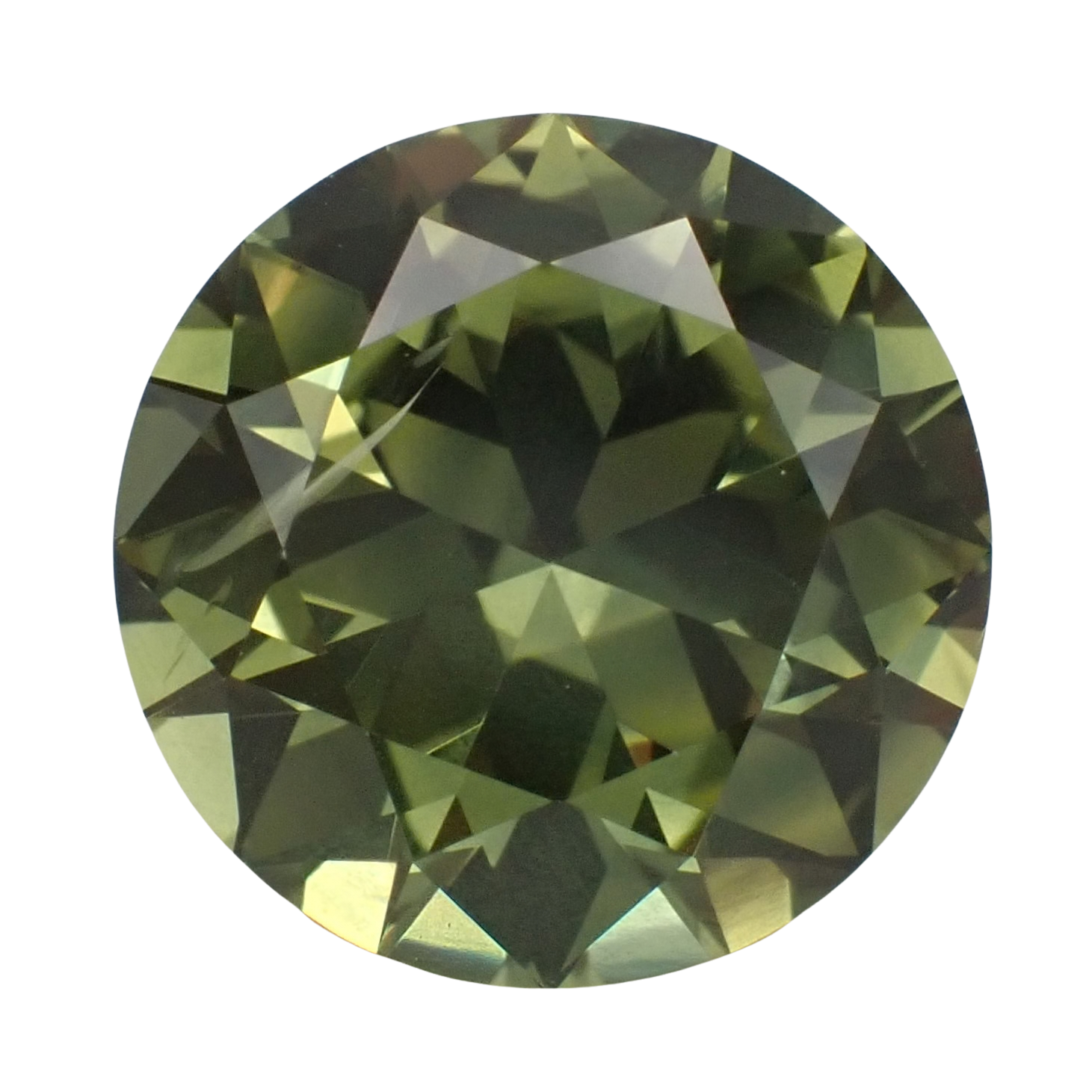 Sapphire Green Yellow Round 5.63ct
