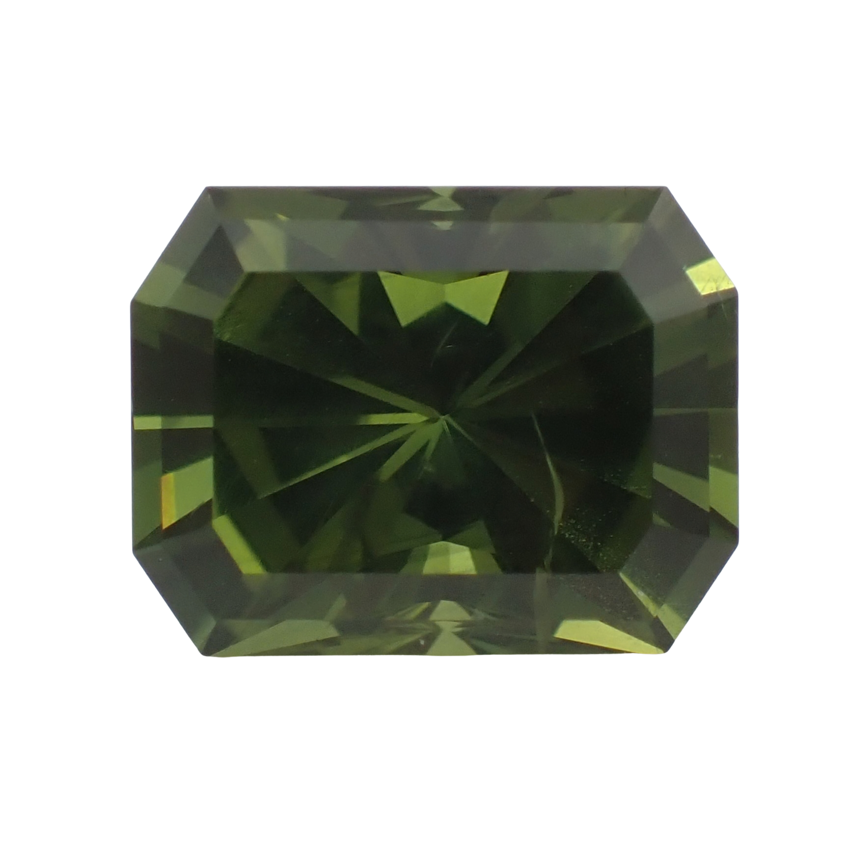 Sapphire Green Fancy Emerald 4.135ct