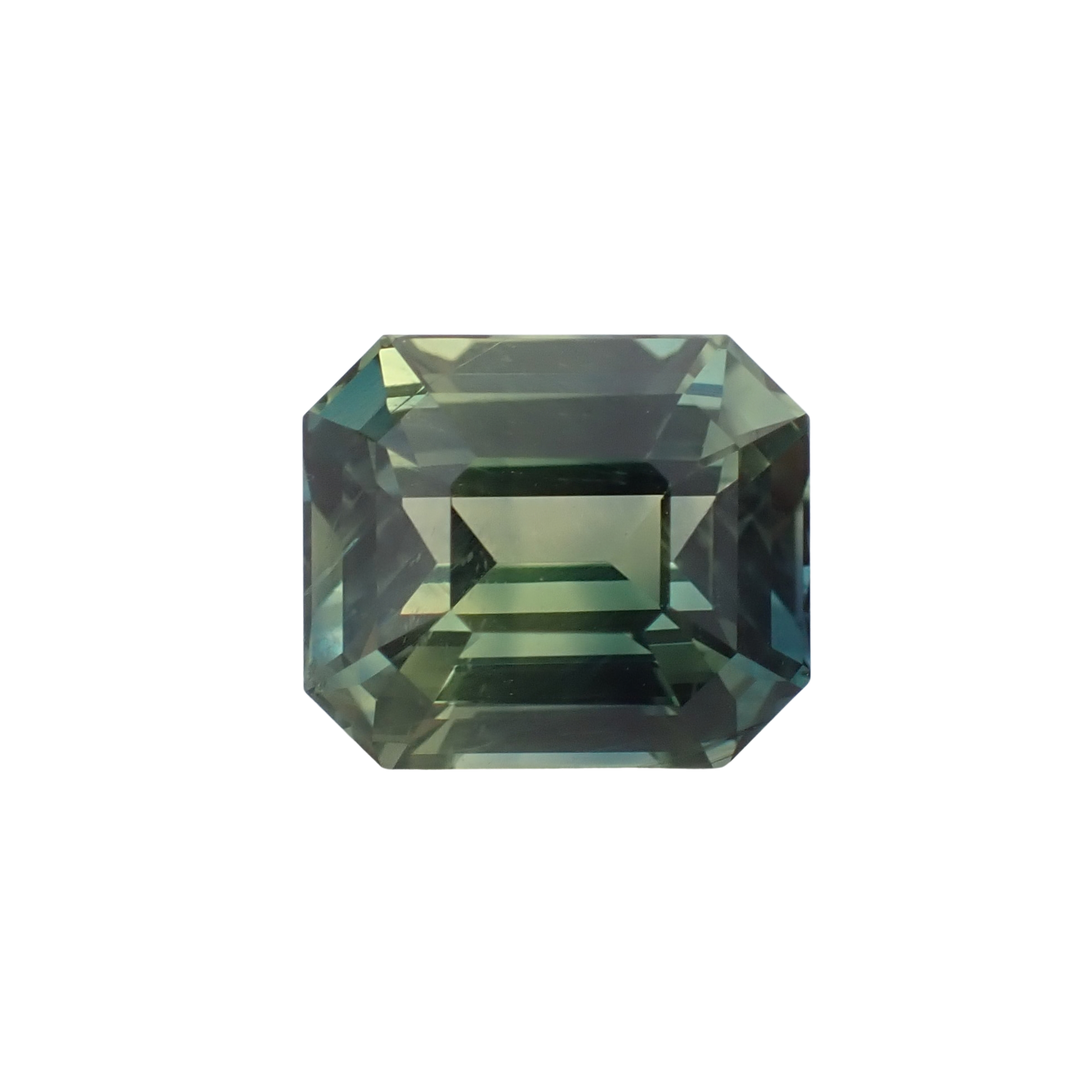 Sapphire Parti Emerald Cut 1.57ct