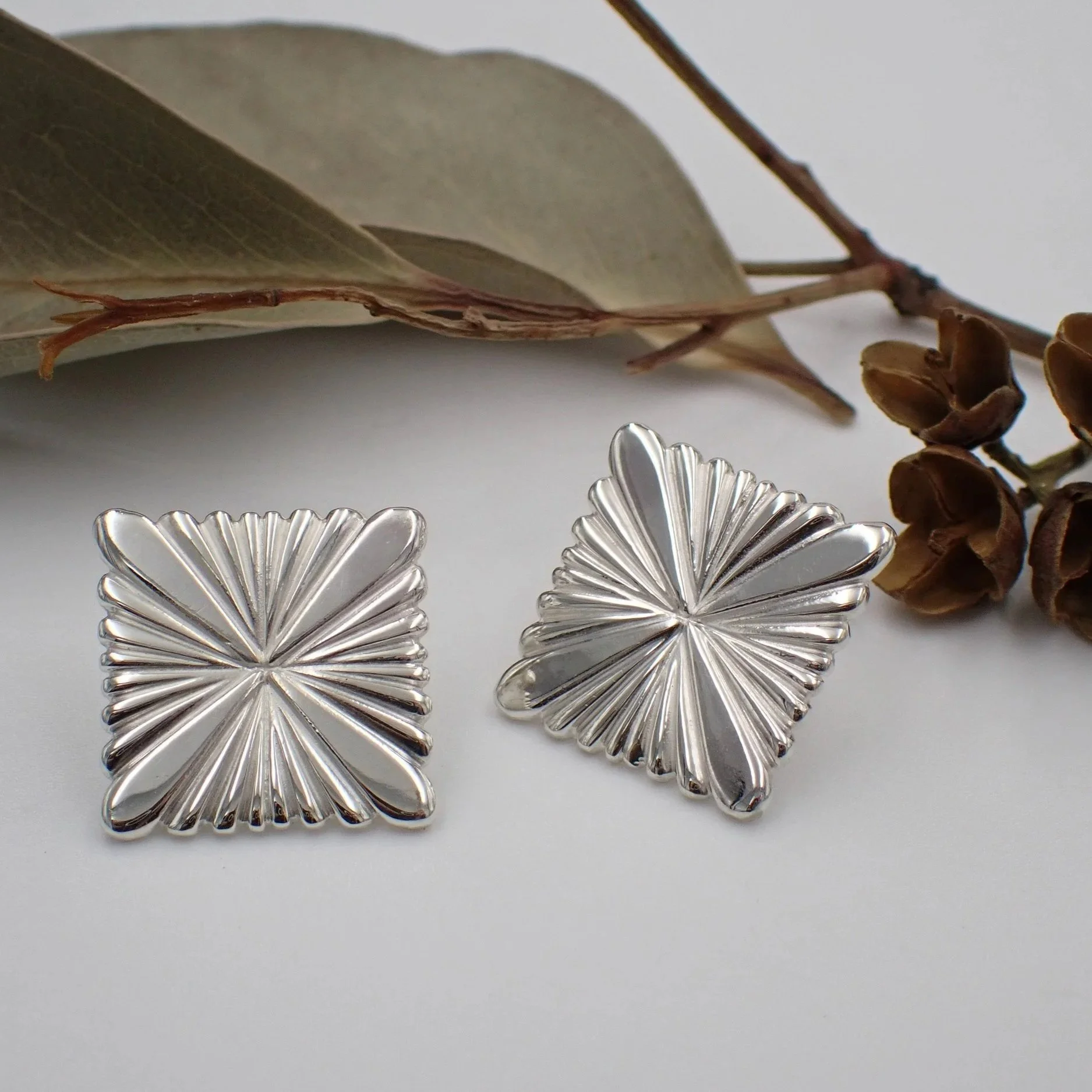 Sunburst Full Sun Stud Earrings