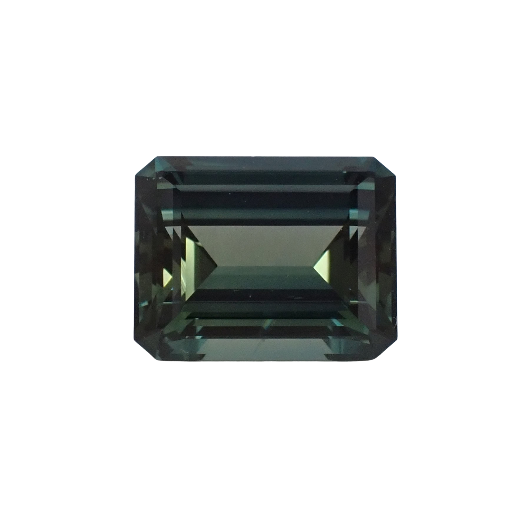 Sapphire Parti - Blue/Yellow/Bronze Emerald Cut 1.71ct