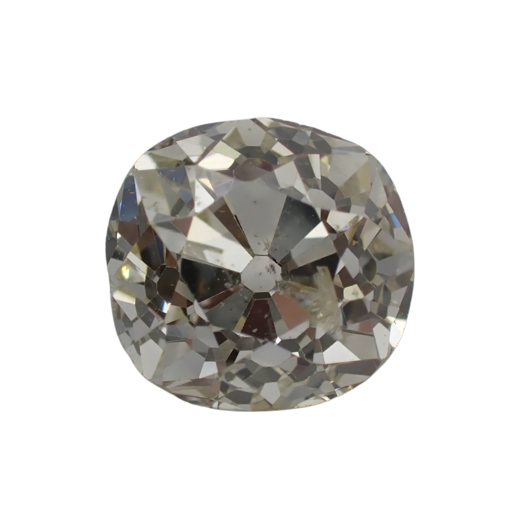 Recycled Diamond Coloured Cushion 1.43ct