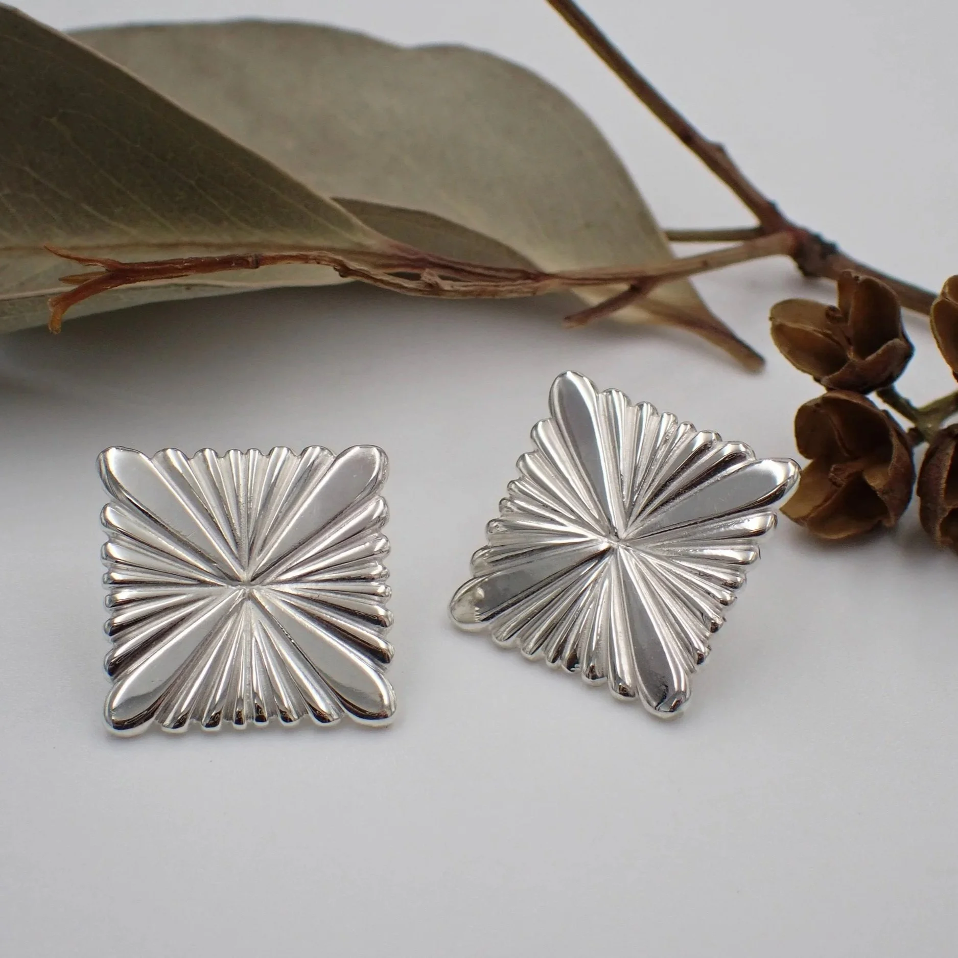 Sunburst Full Sun Stud Earrings