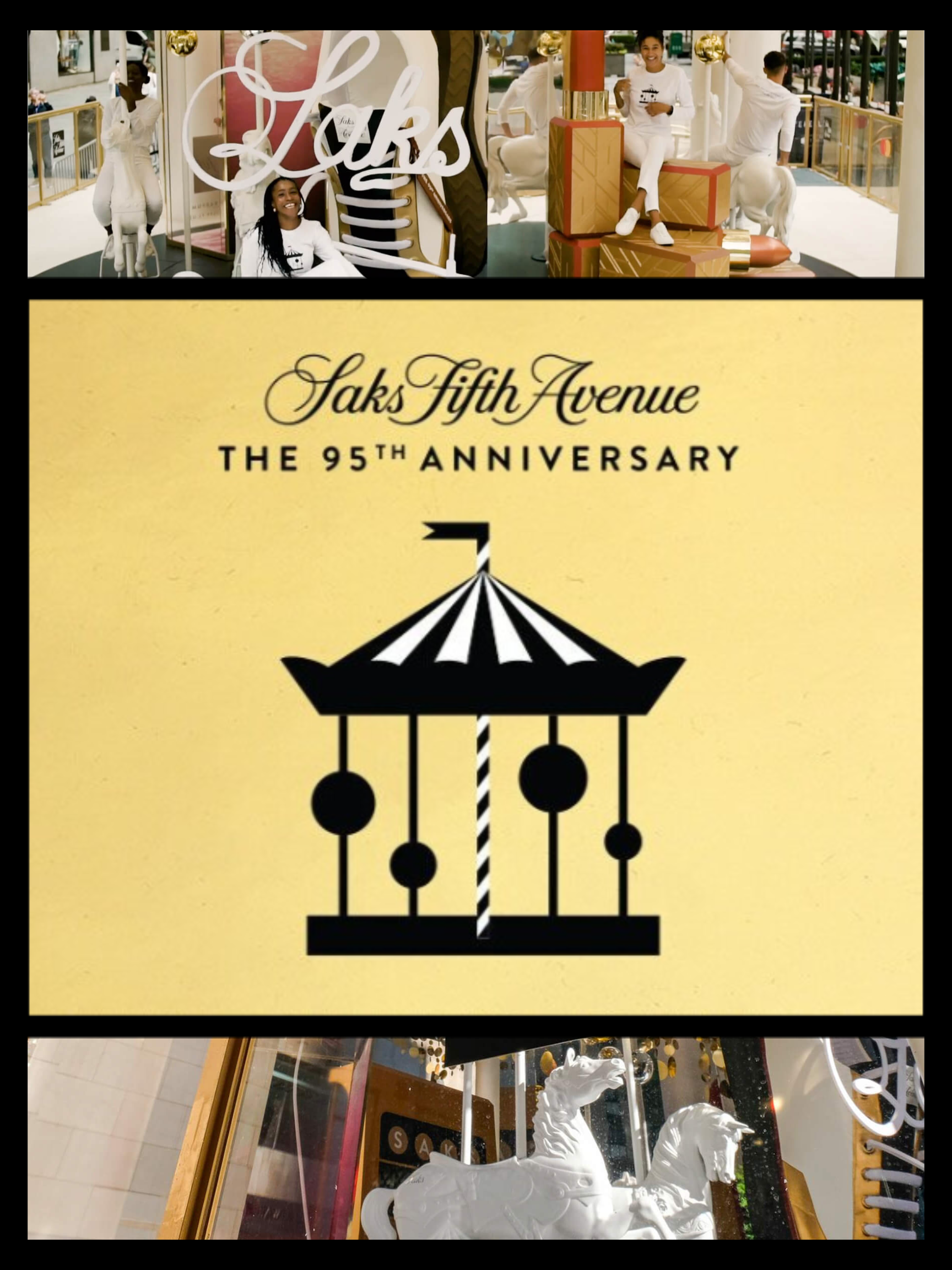 Saks 95th Anniversary Carousel
