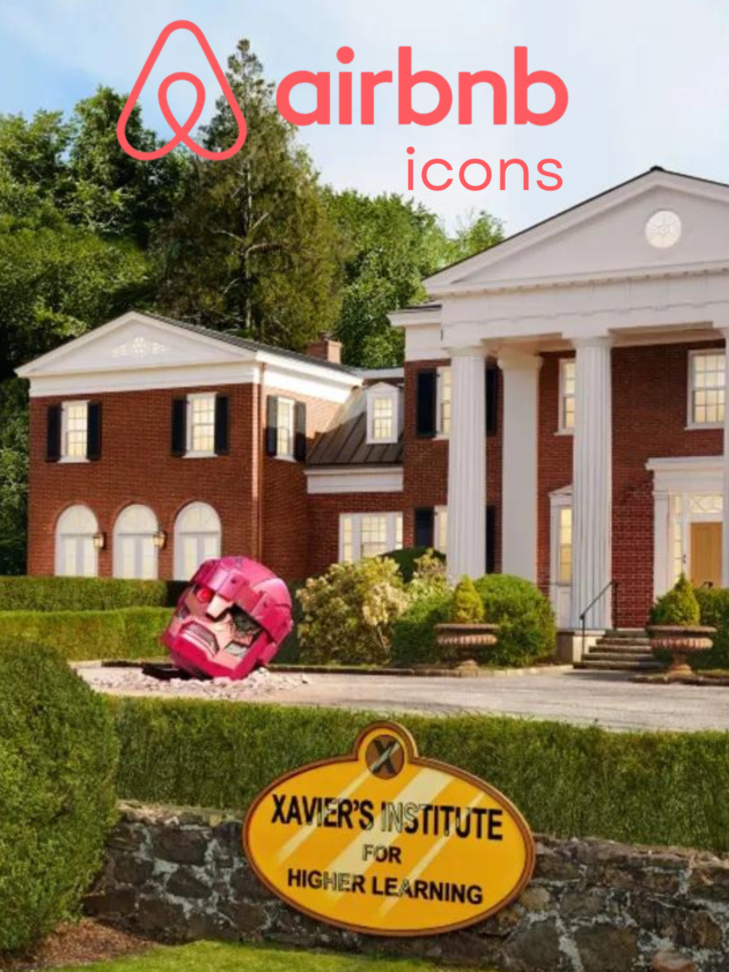 AirBnB ICONS: X-Men Mansion