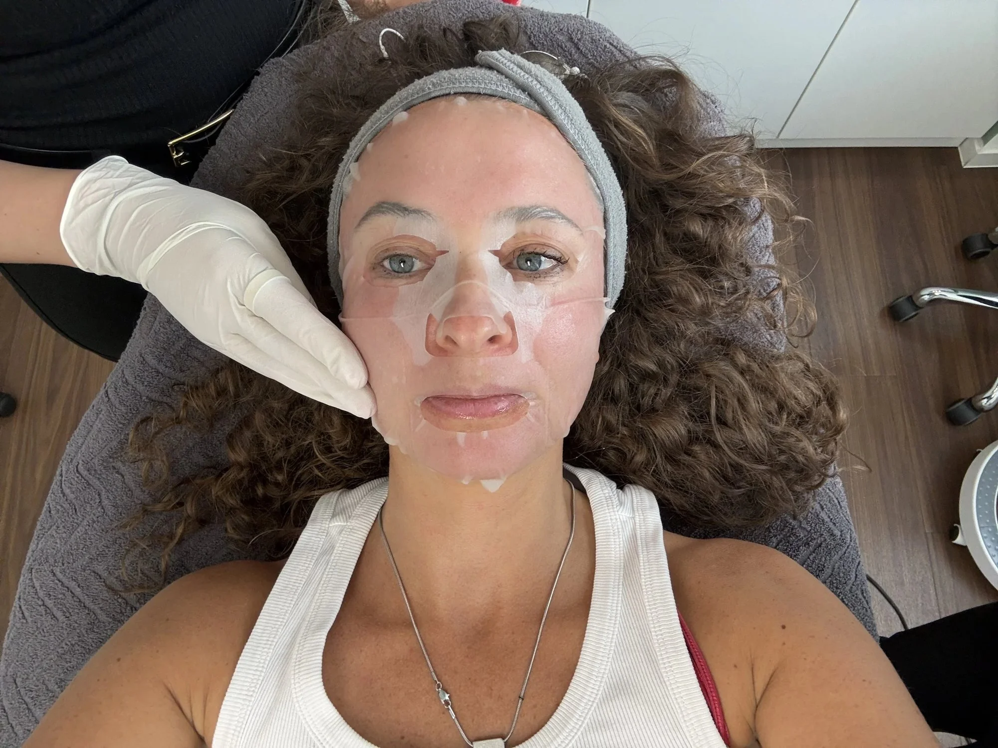 Beruhigende Maske direkt nach der MultiFRAX-Sitzung
