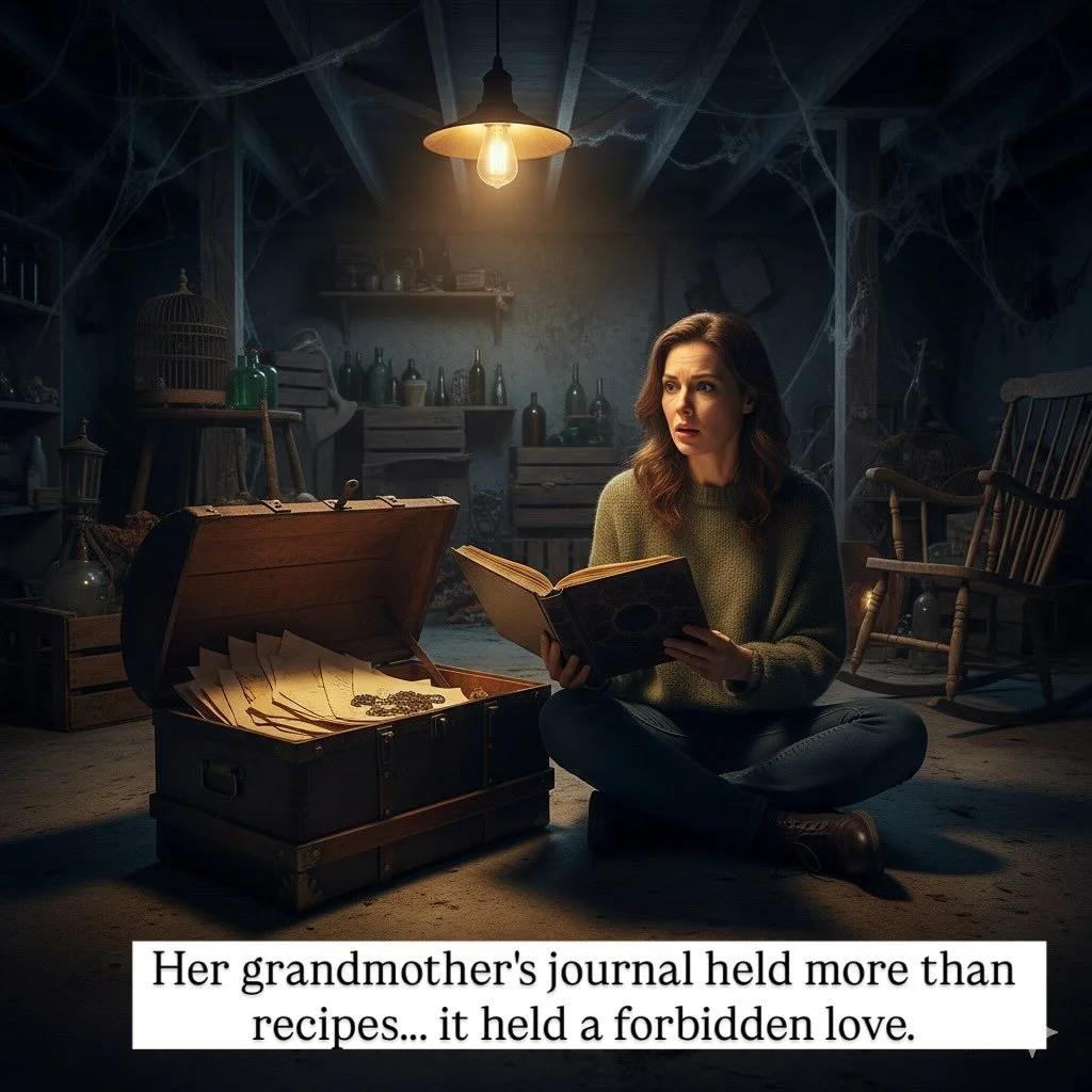 What if the person you thought you knew best was a complete stranger?

When Kate is tasked with clearing out her grandmother&rsquo;s house, she expects to find old recipes and quiet memories. But in a dusty trunk in the cellar, she finds a 70-year-ol