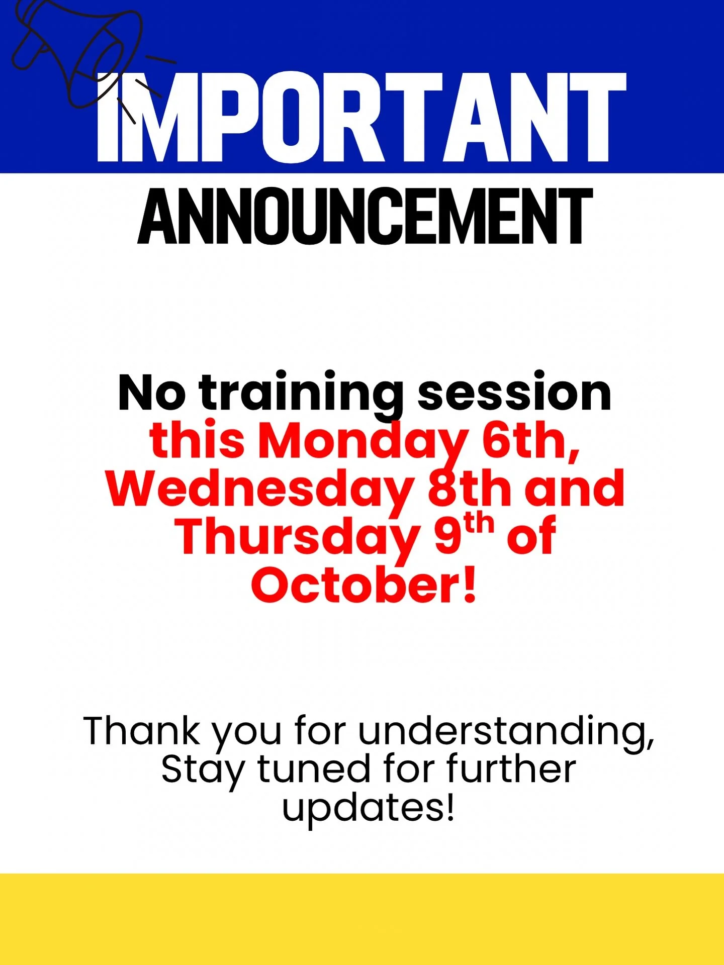 There will be no training sessions at the Northern Bay College Goldsworthy Campus this week!

#volleyball #vr1 #geelong #volleyballtraining