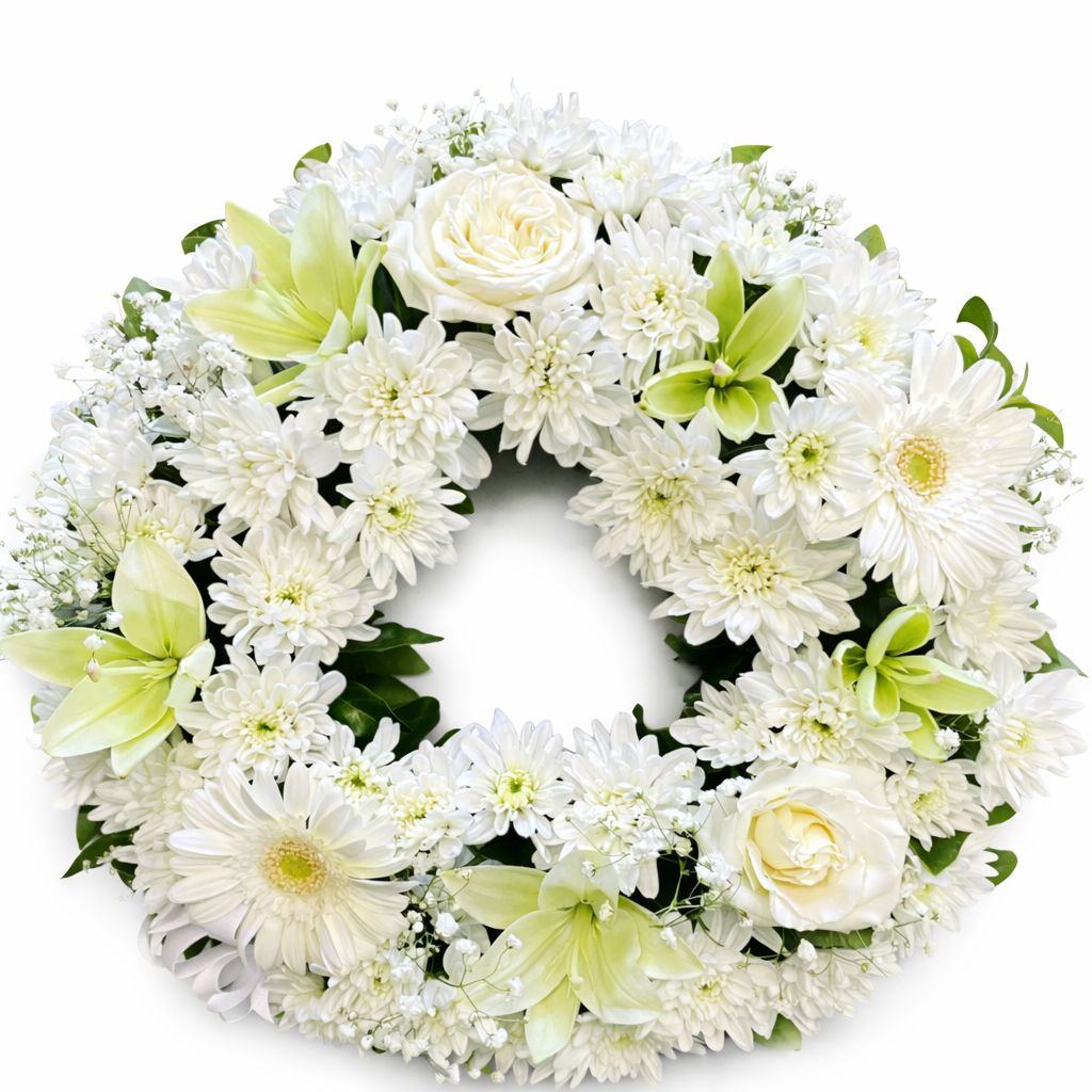 Classic White Wreath